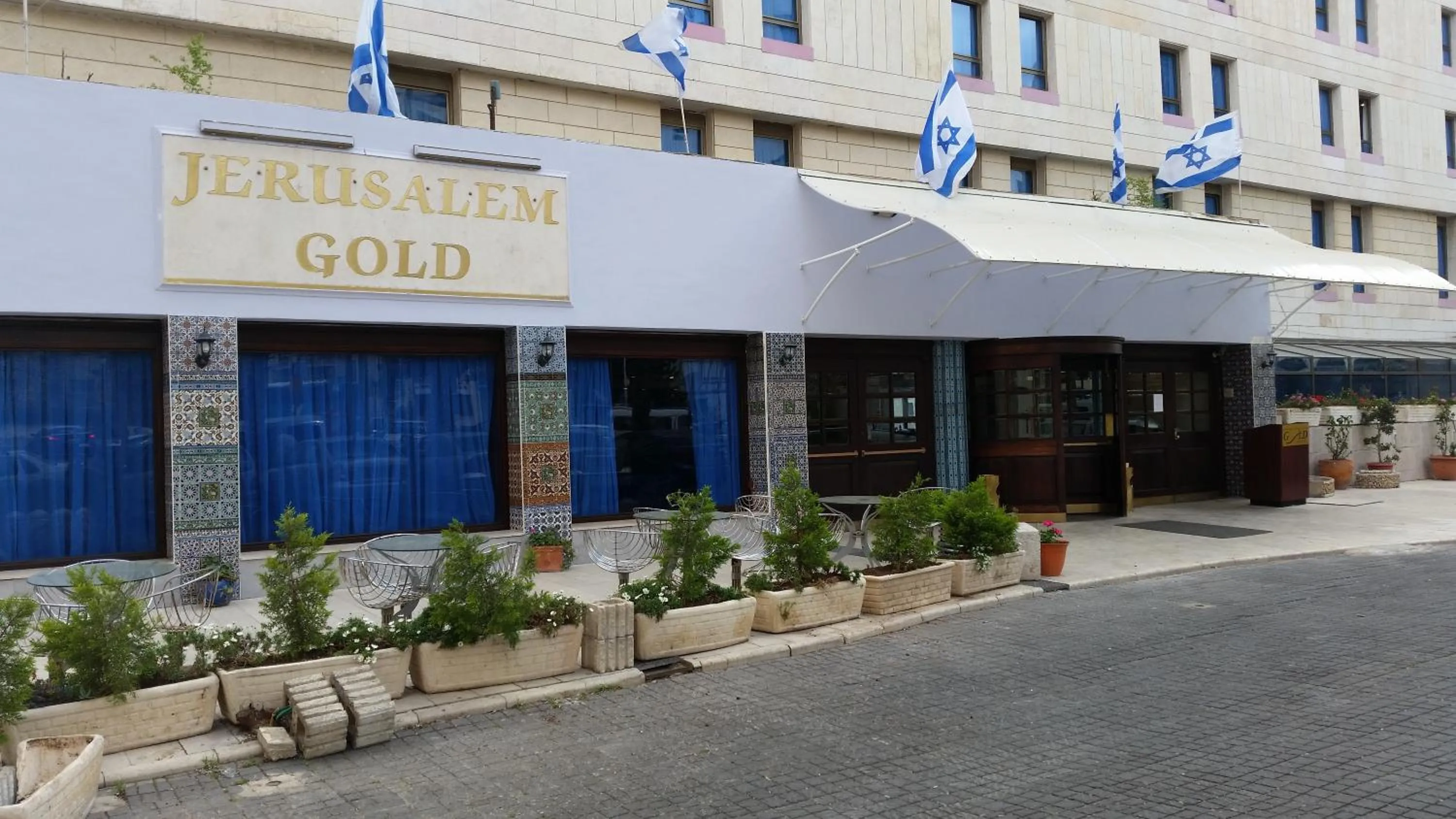 Facade/entrance in Jerusalem Gold Hotel