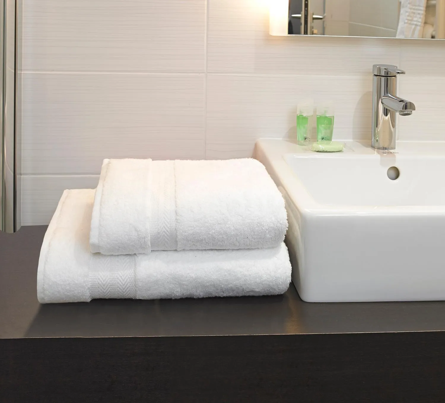 Bathroom in Logis Hôtels- Hôtel et Restaurant Domaine de Fompeyre