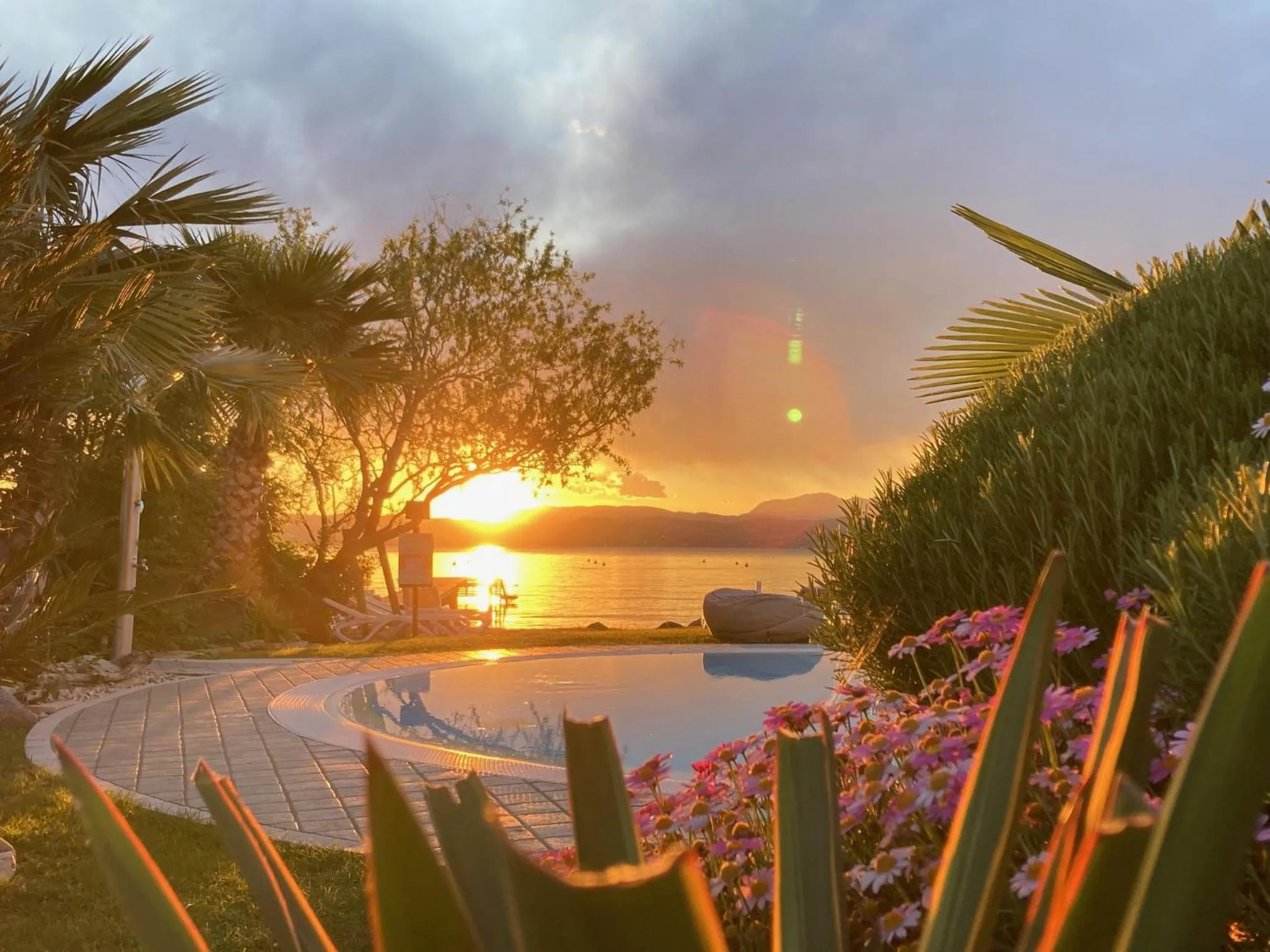 Sunset in Hotel La Rondine