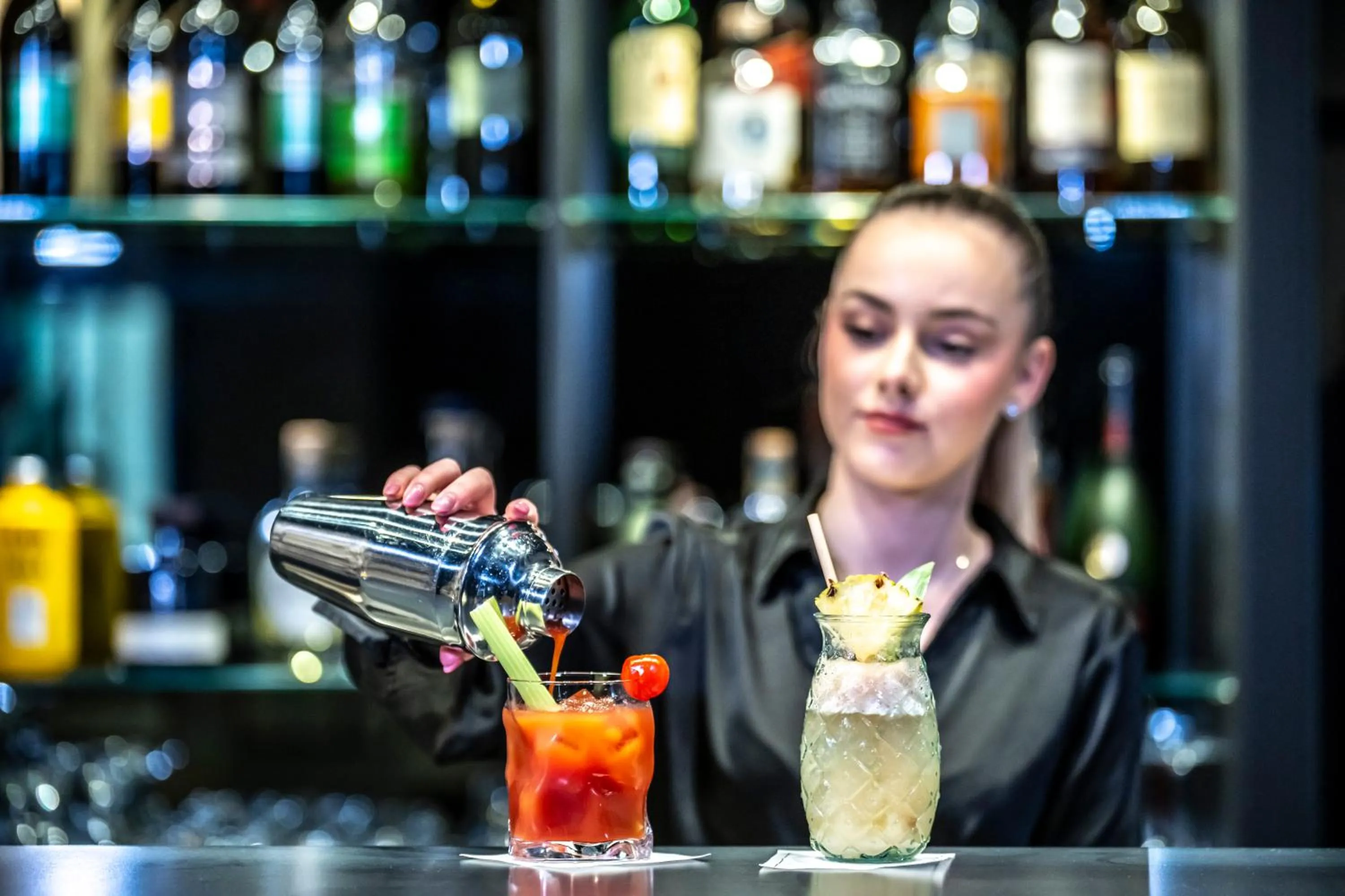 Lounge or bar in Hôtel Baud - Teritoria