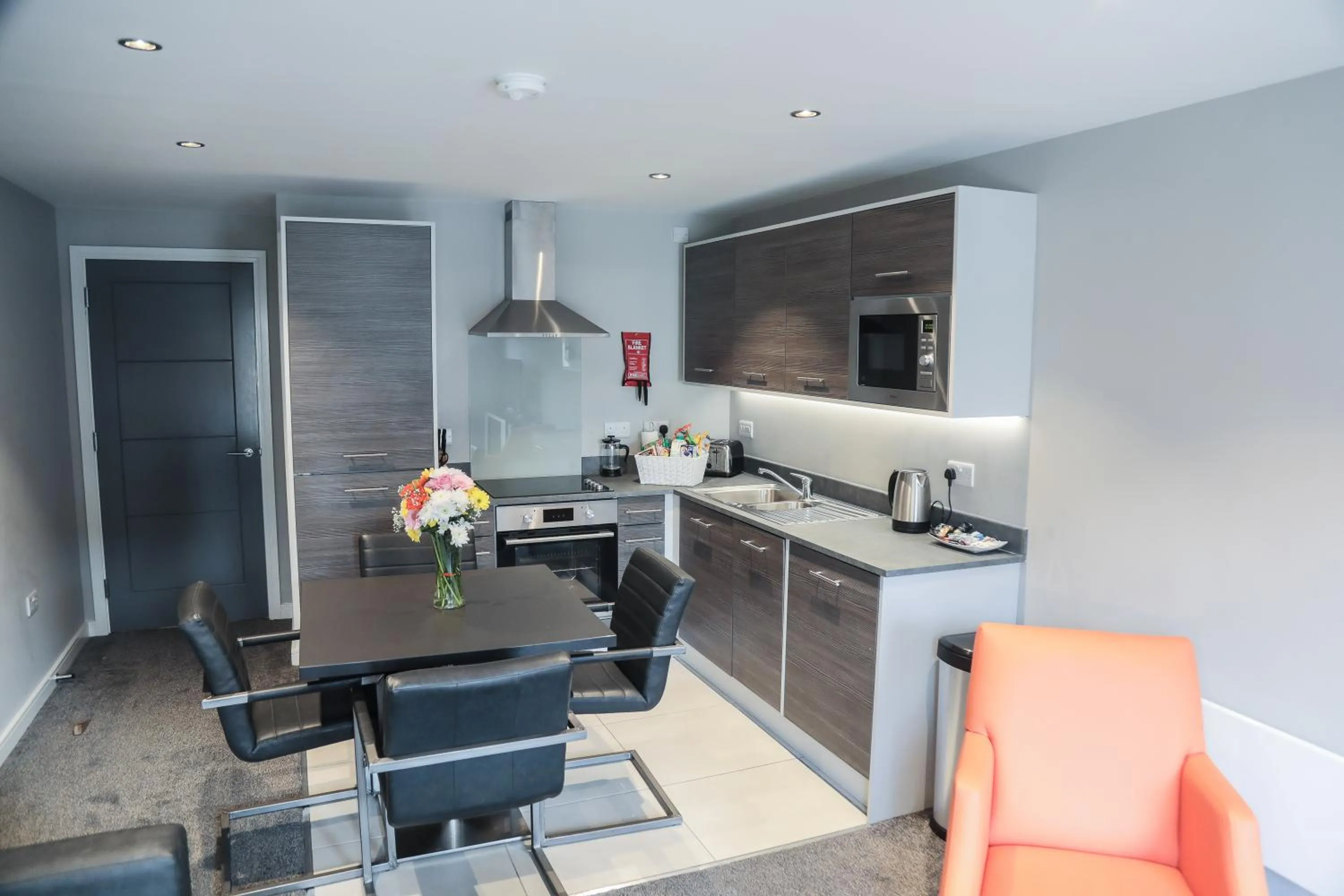 Kitchen or kitchenette in Dream Apartments St Thomas Hall