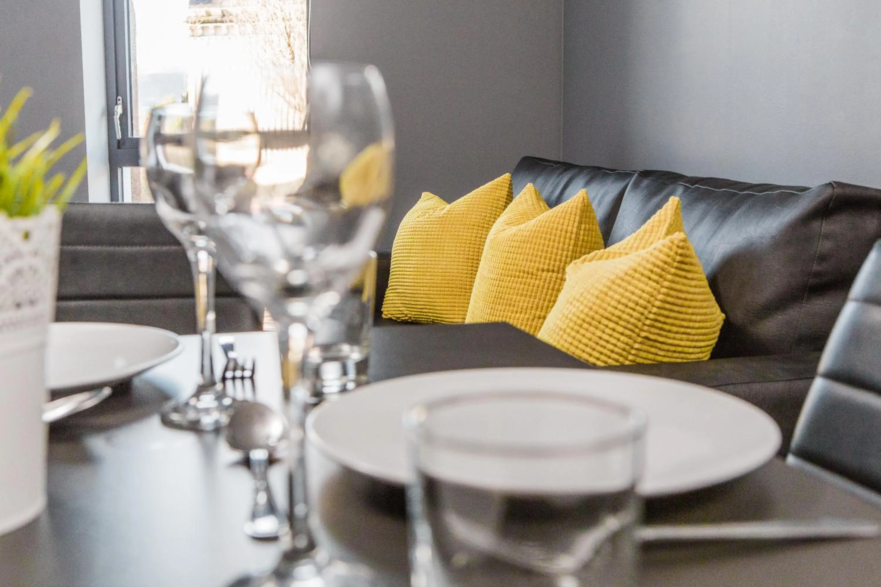 Dining area in Dream Apartments St Thomas Hall