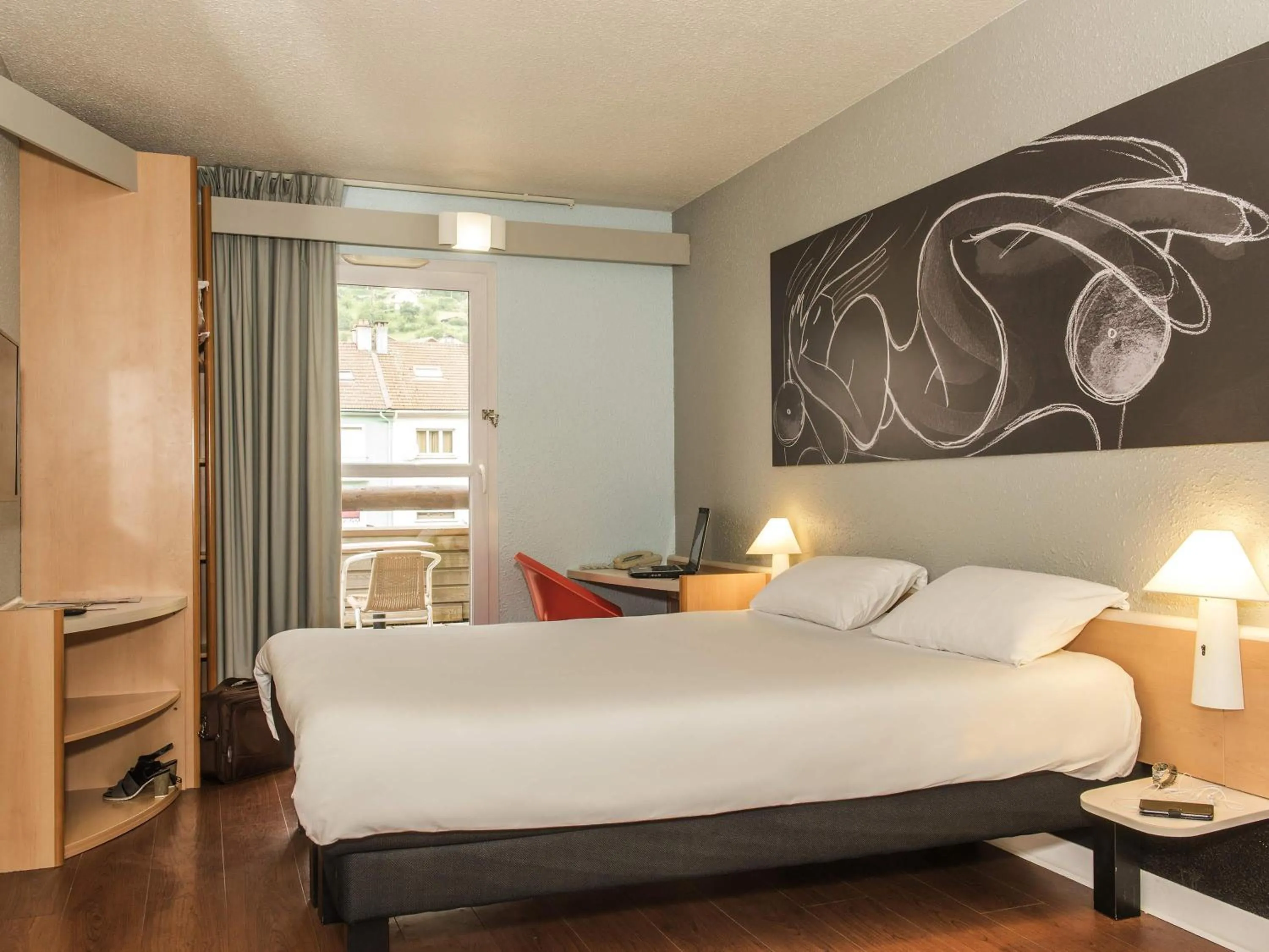 Bedroom, Bed in ibis La Bresse Gérardmer