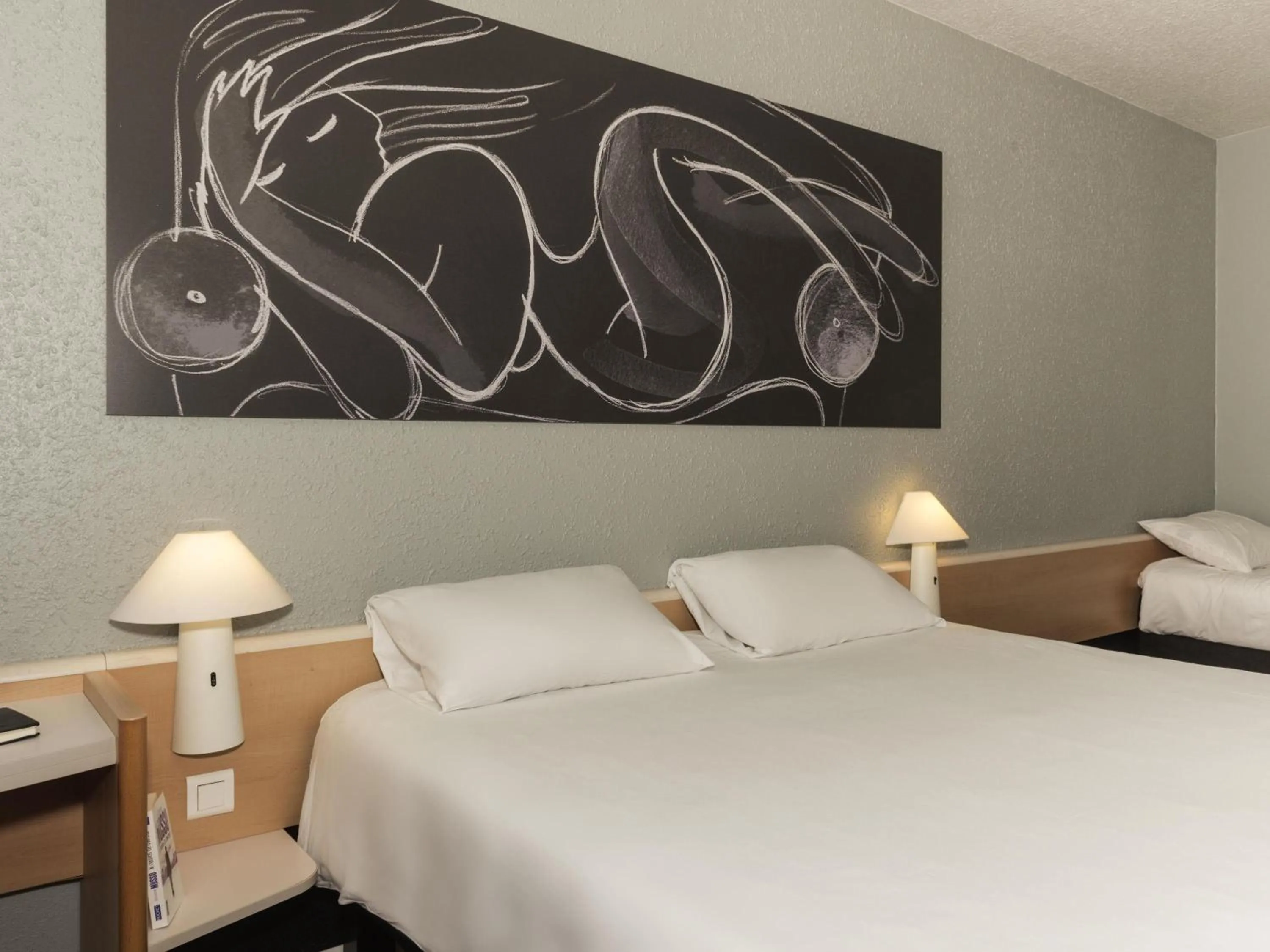 Bedroom, Bed in ibis La Bresse Gérardmer