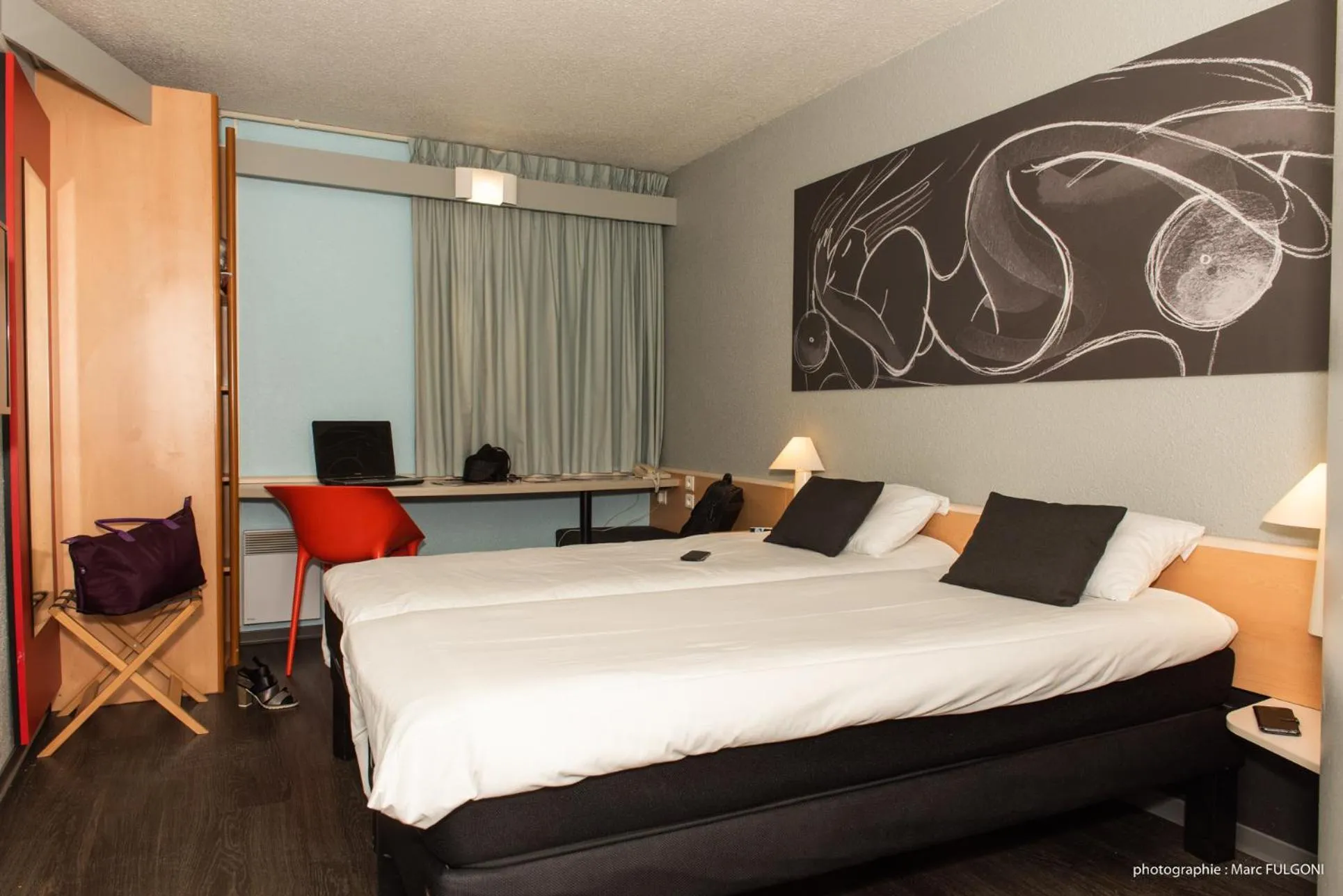 Bed in ibis La Bresse Gérardmer