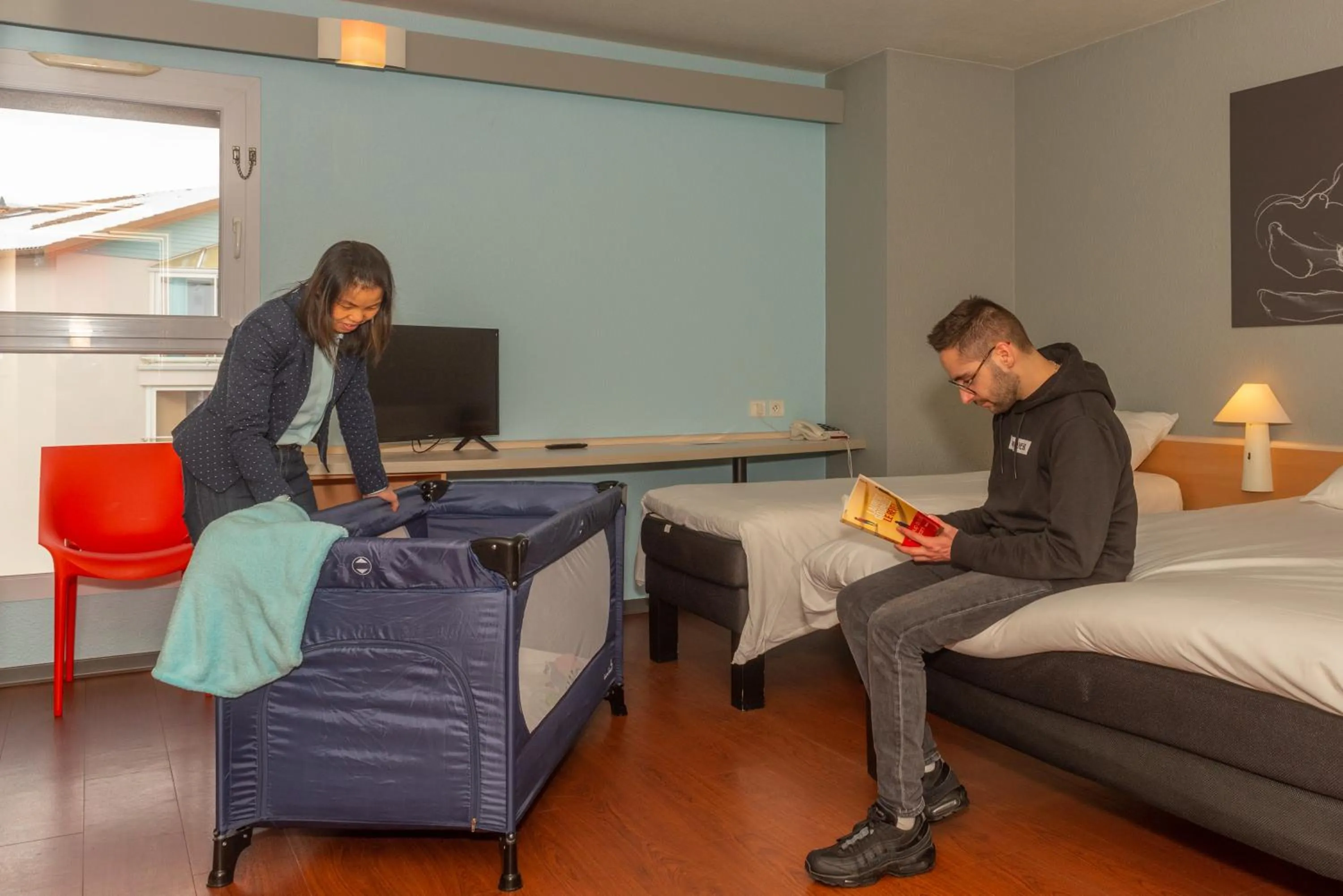 Bed in ibis La Bresse Gérardmer