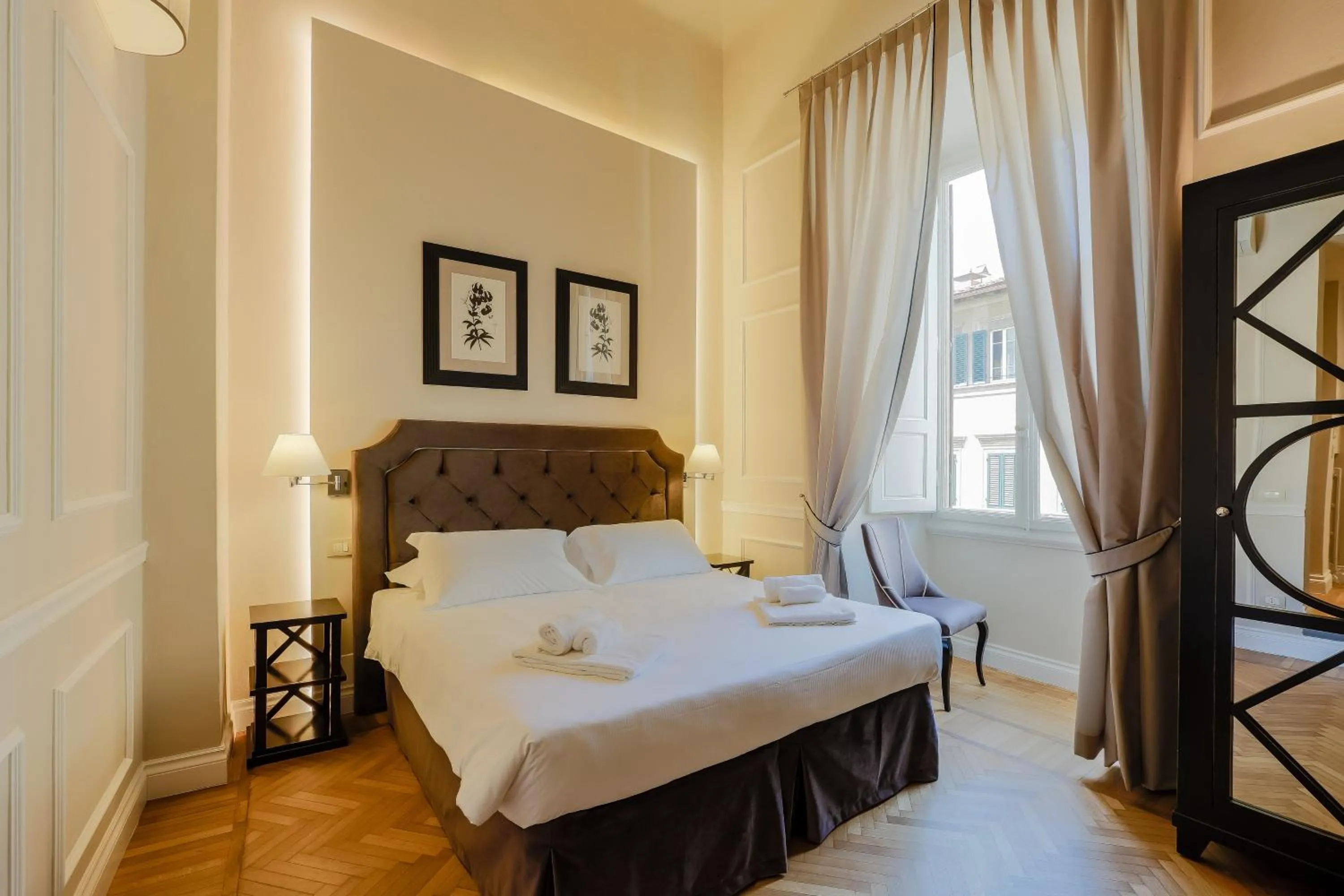 Bed in Relais Tosinghi