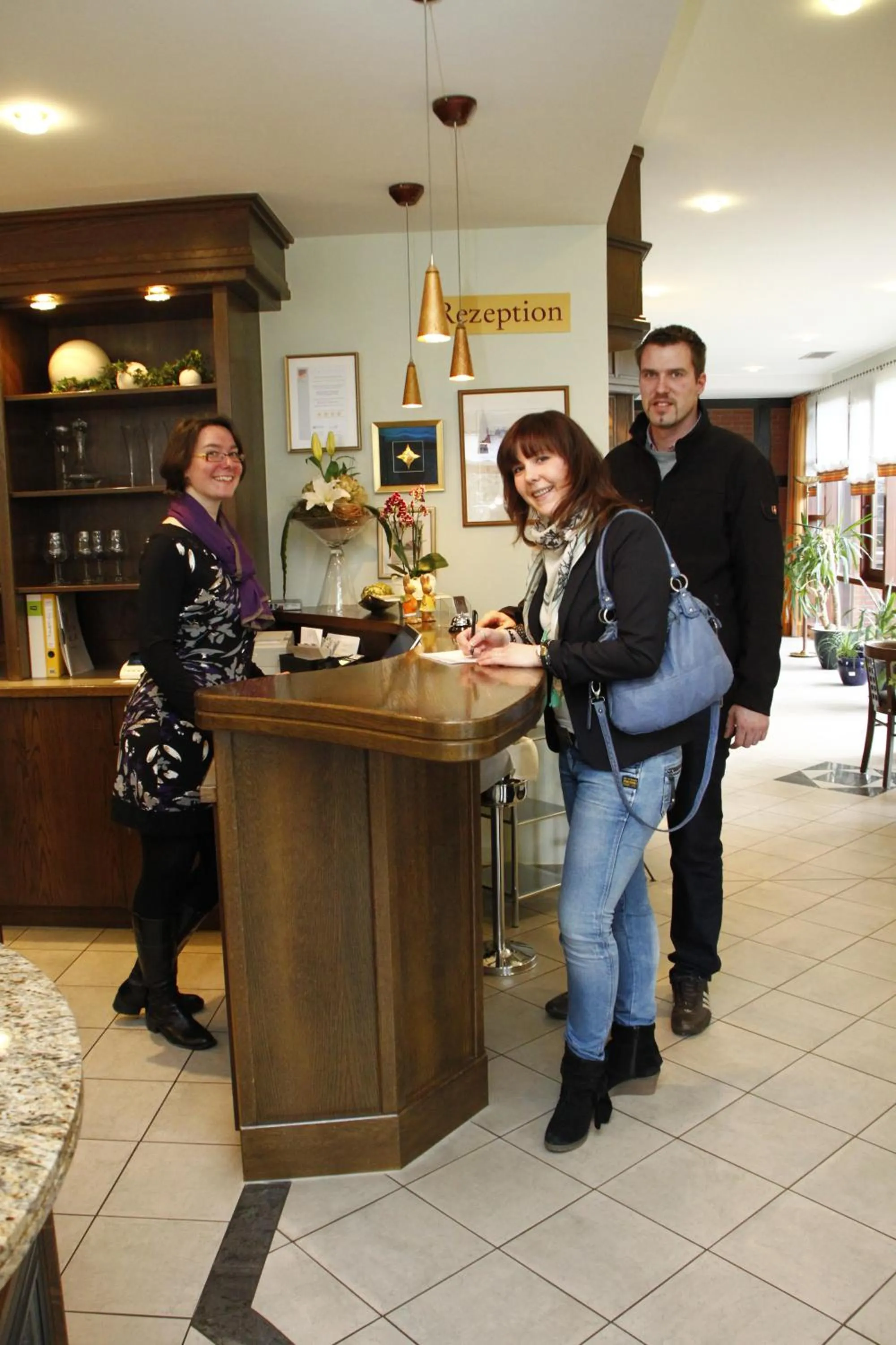 Lobby or reception in Hotel Landhaus Pollmeyer