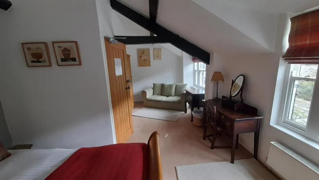 Bed in Ty Gwyn Hotel