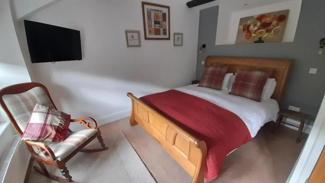 Bed in Ty Gwyn Hotel