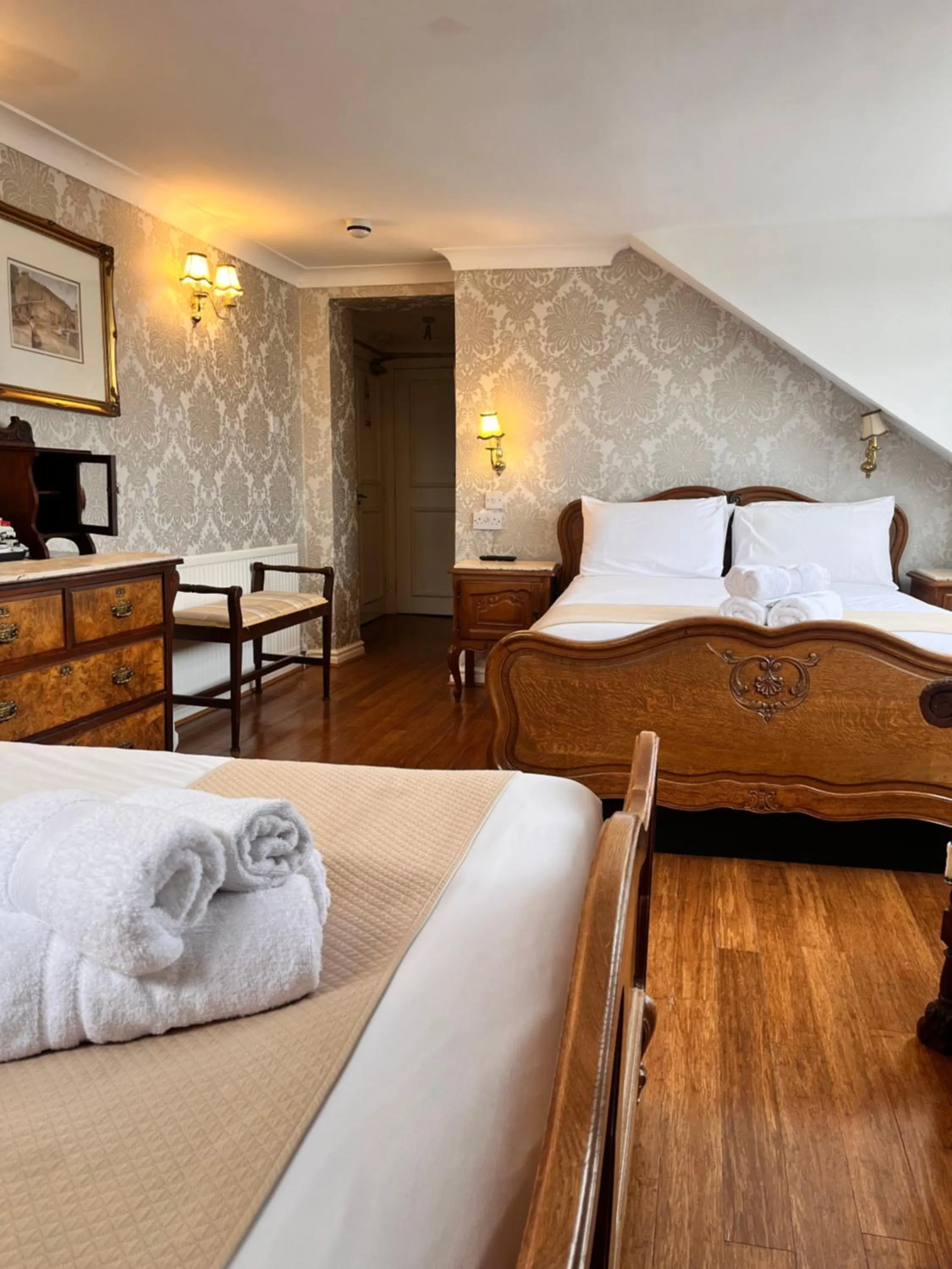 Bed in Rose Tor Hotel