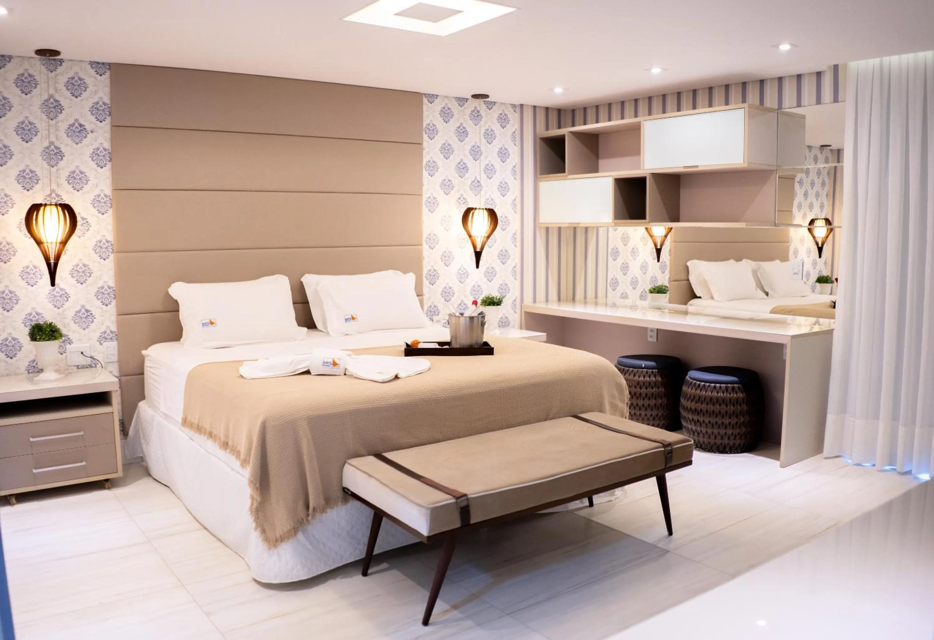 Bedroom, Bed in Golf Ville Resort Brisa do Golf -Apartamentos e Cobertura