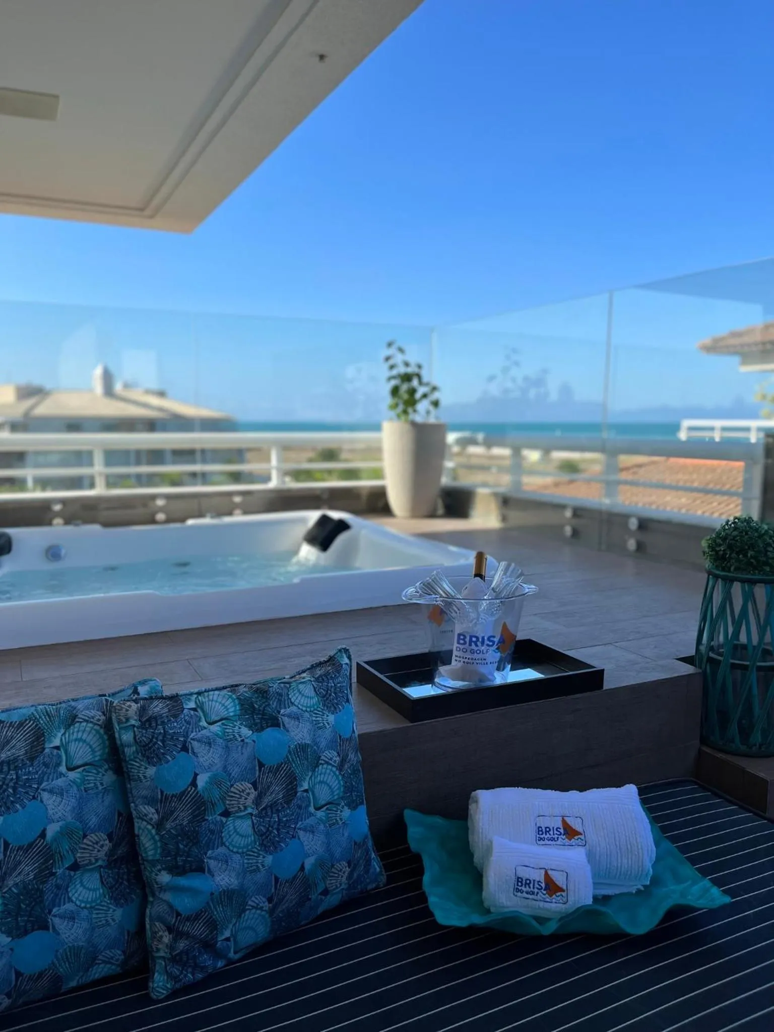Hot Tub in Golf Ville Resort Brisa do Golf -Apartamentos e Cobertura