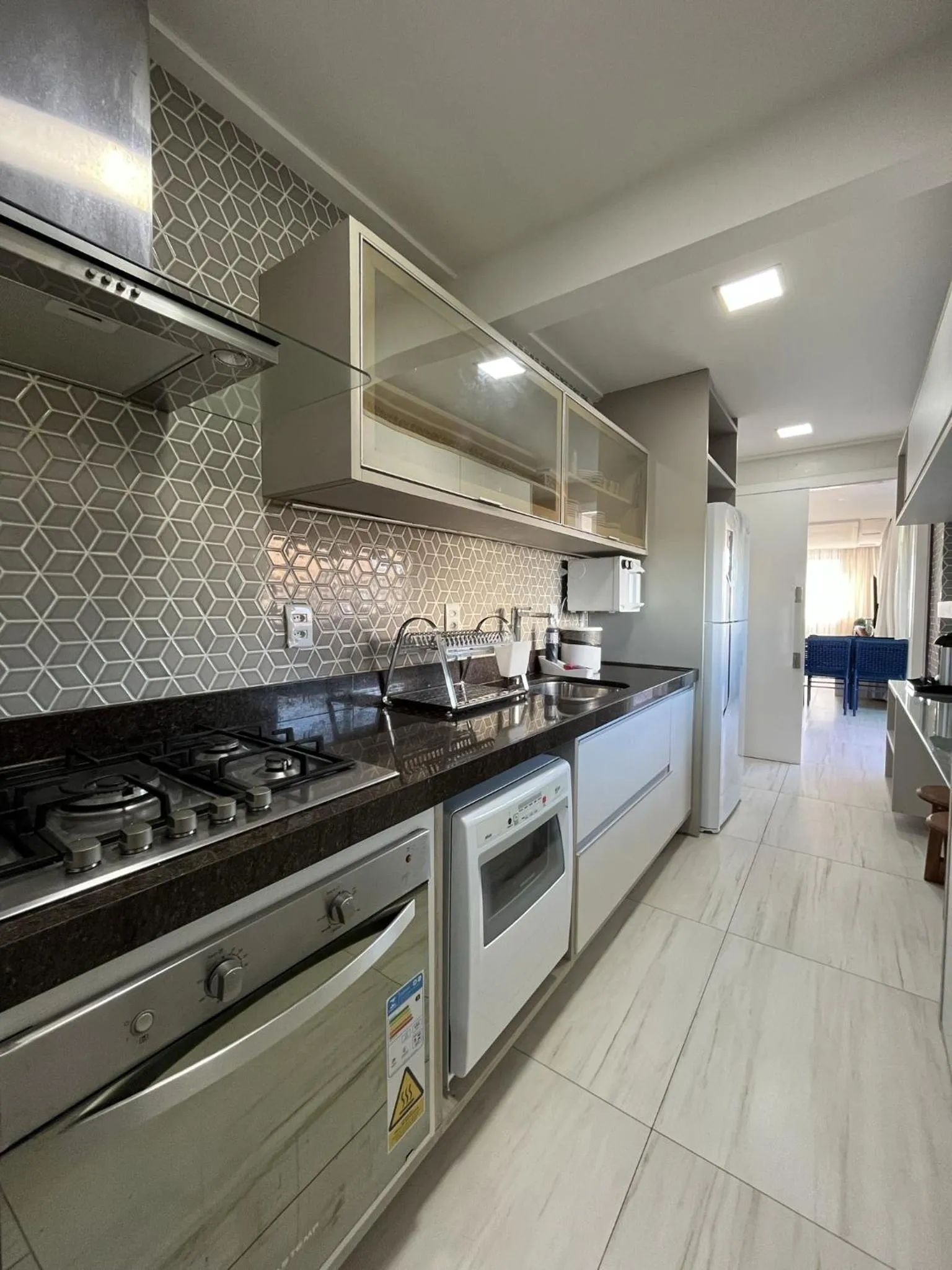 kitchen in Golf Ville Resort Brisa do Golf -Apartamentos e Cobertura