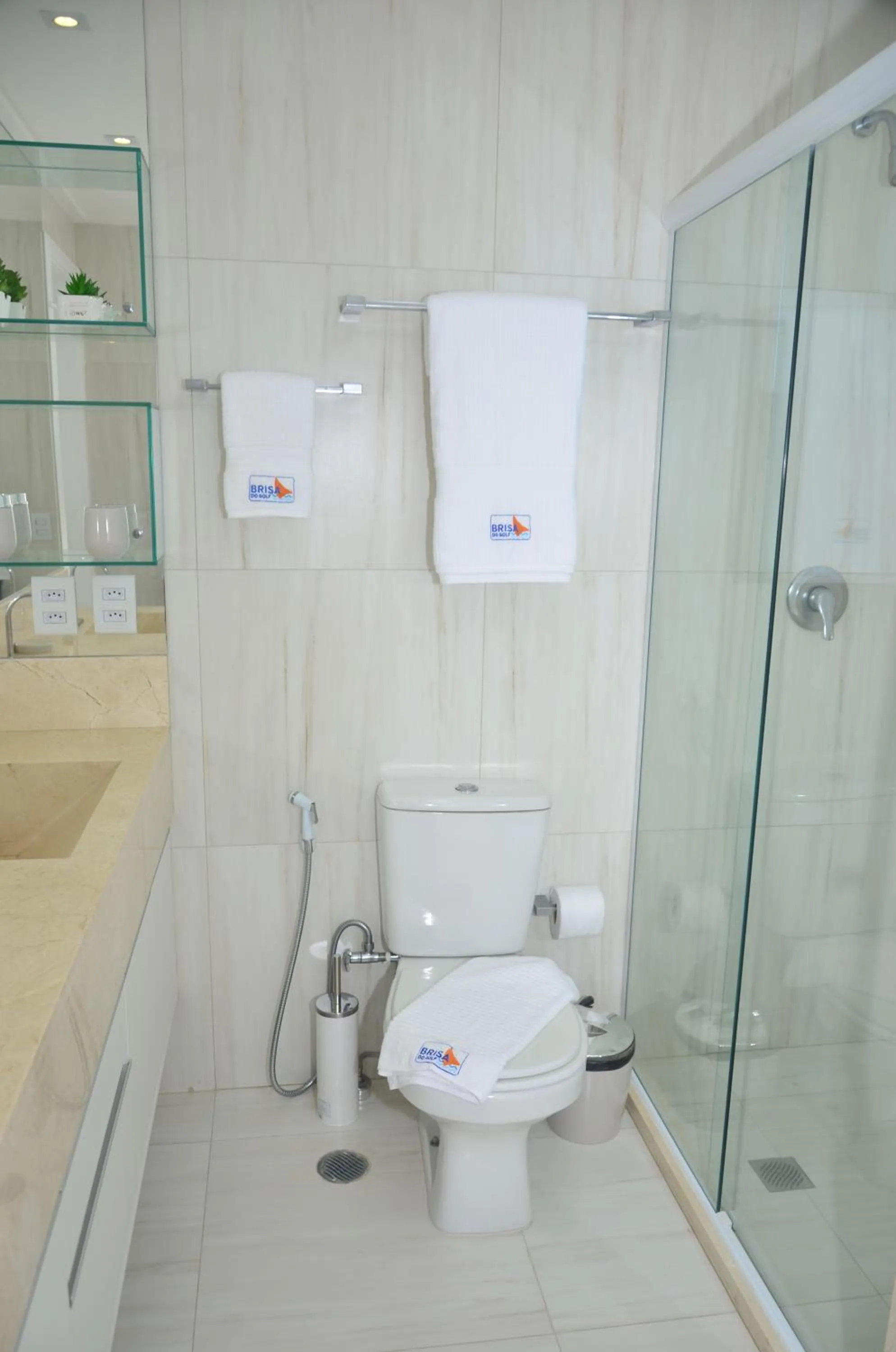 Bathroom in Golf Ville Resort Brisa do Golf -Apartamentos e Cobertura