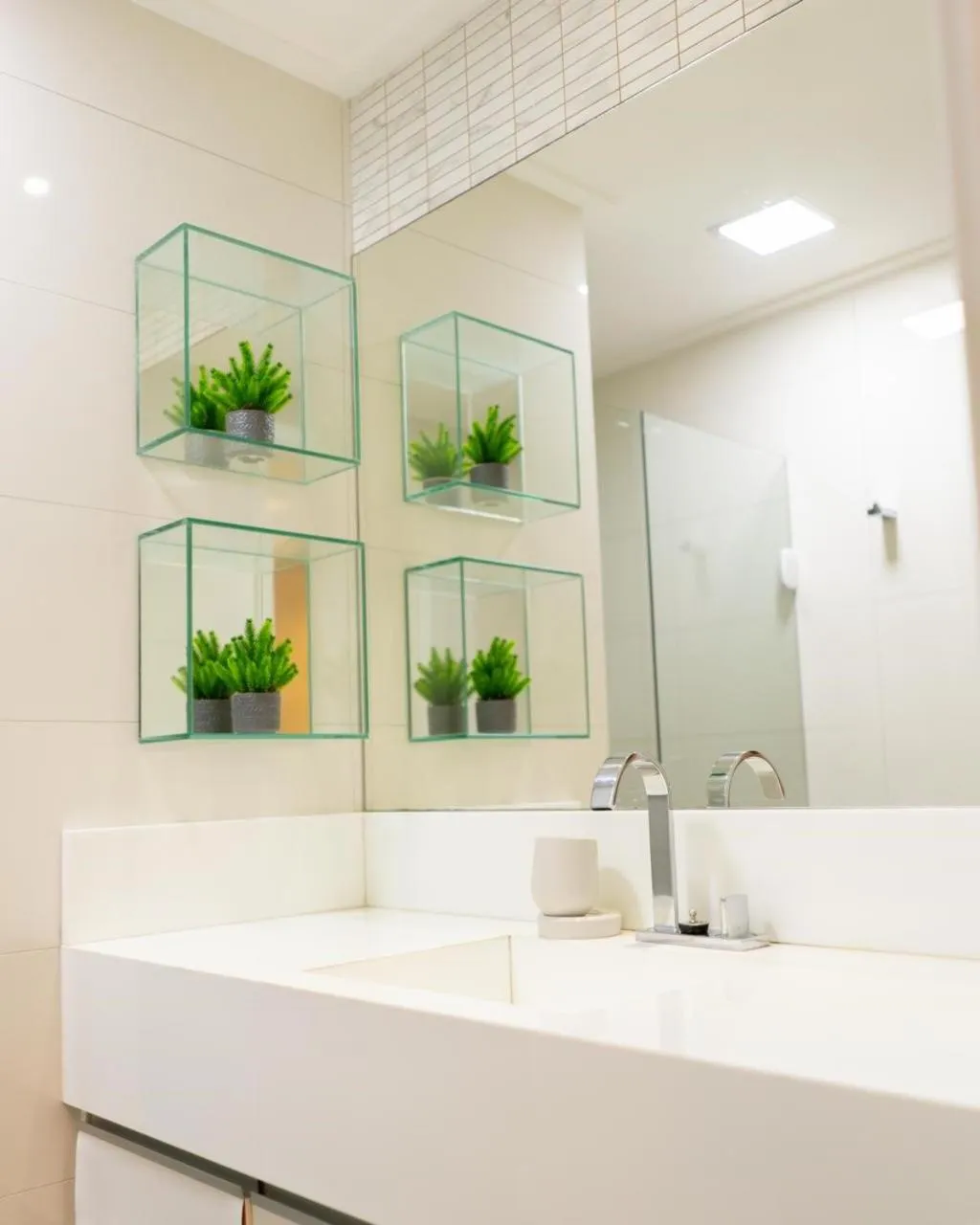 Bathroom in Golf Ville Resort Brisa do Golf -Apartamentos e Cobertura