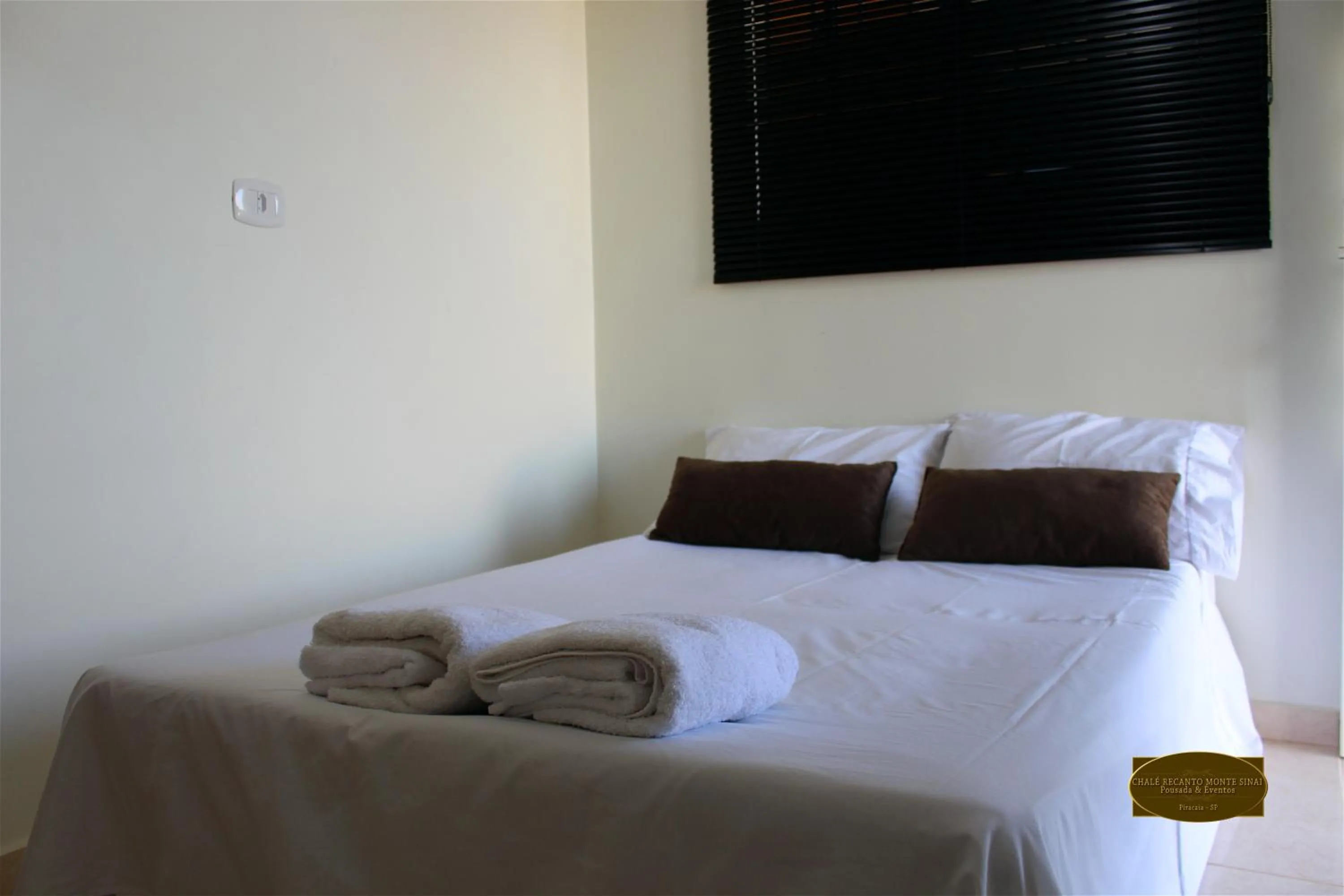 Bed in Chalé Recanto Monte Sinai