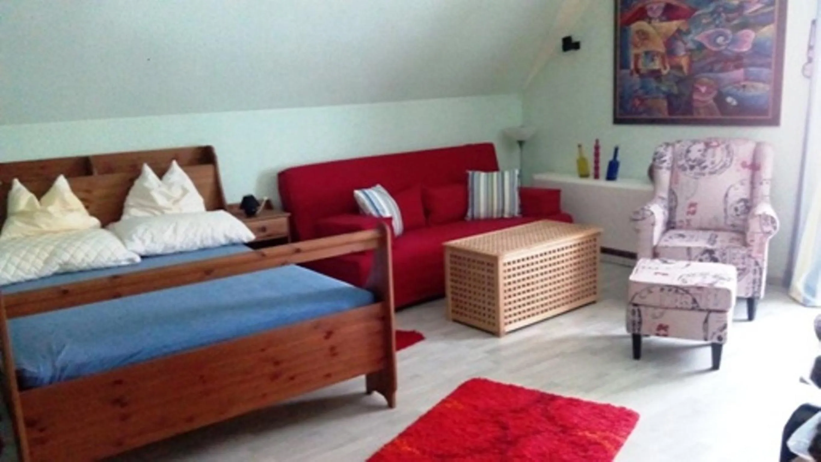 Family Suite with Balcony in Gästehaus Fridolin