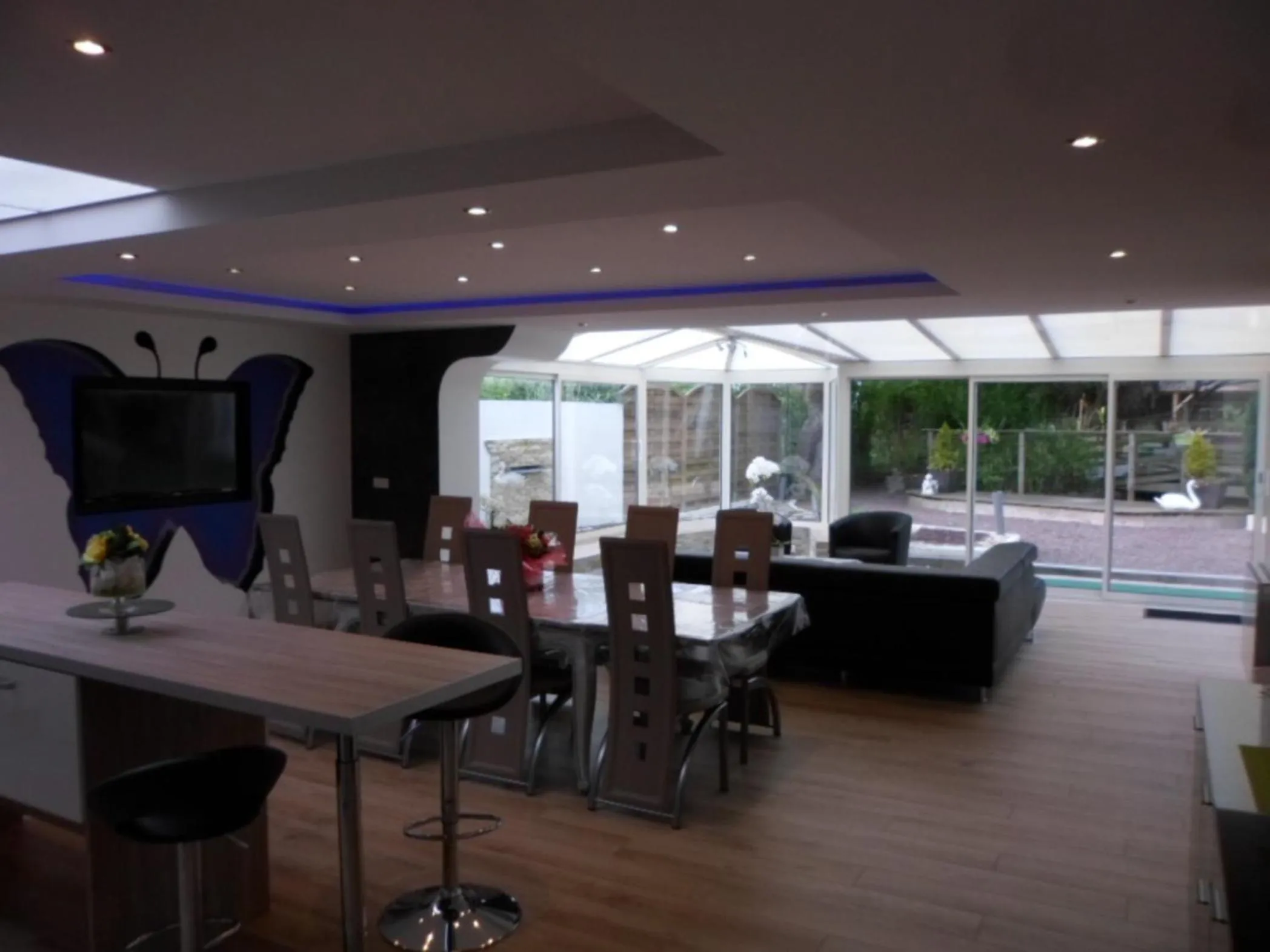 Patio in Gite familial à Carentan