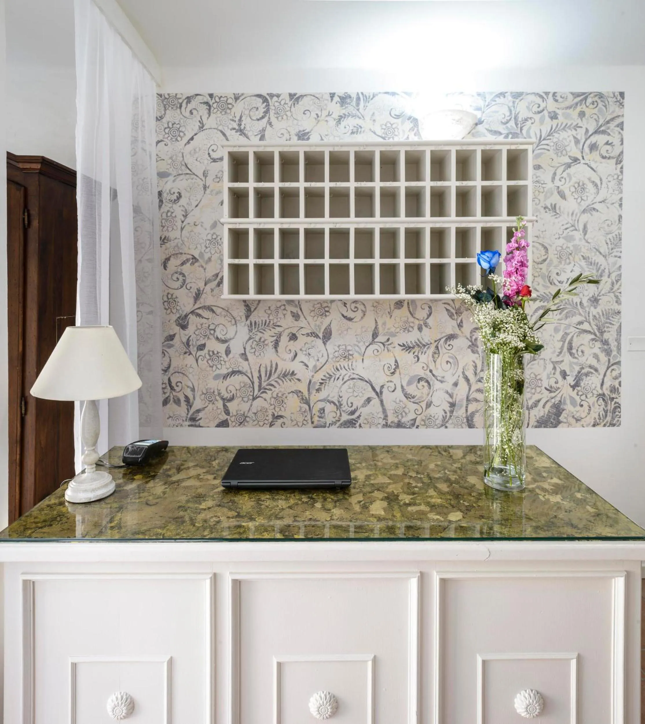 Lobby or reception in Hotel Porta Marmorea