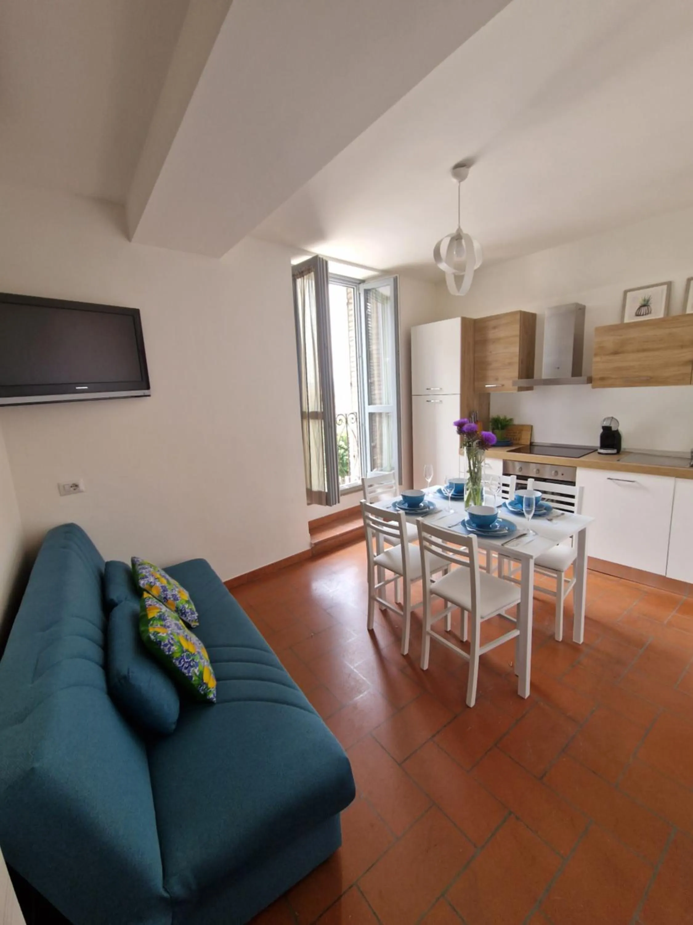 Seating area in Hotel Porta Marmorea