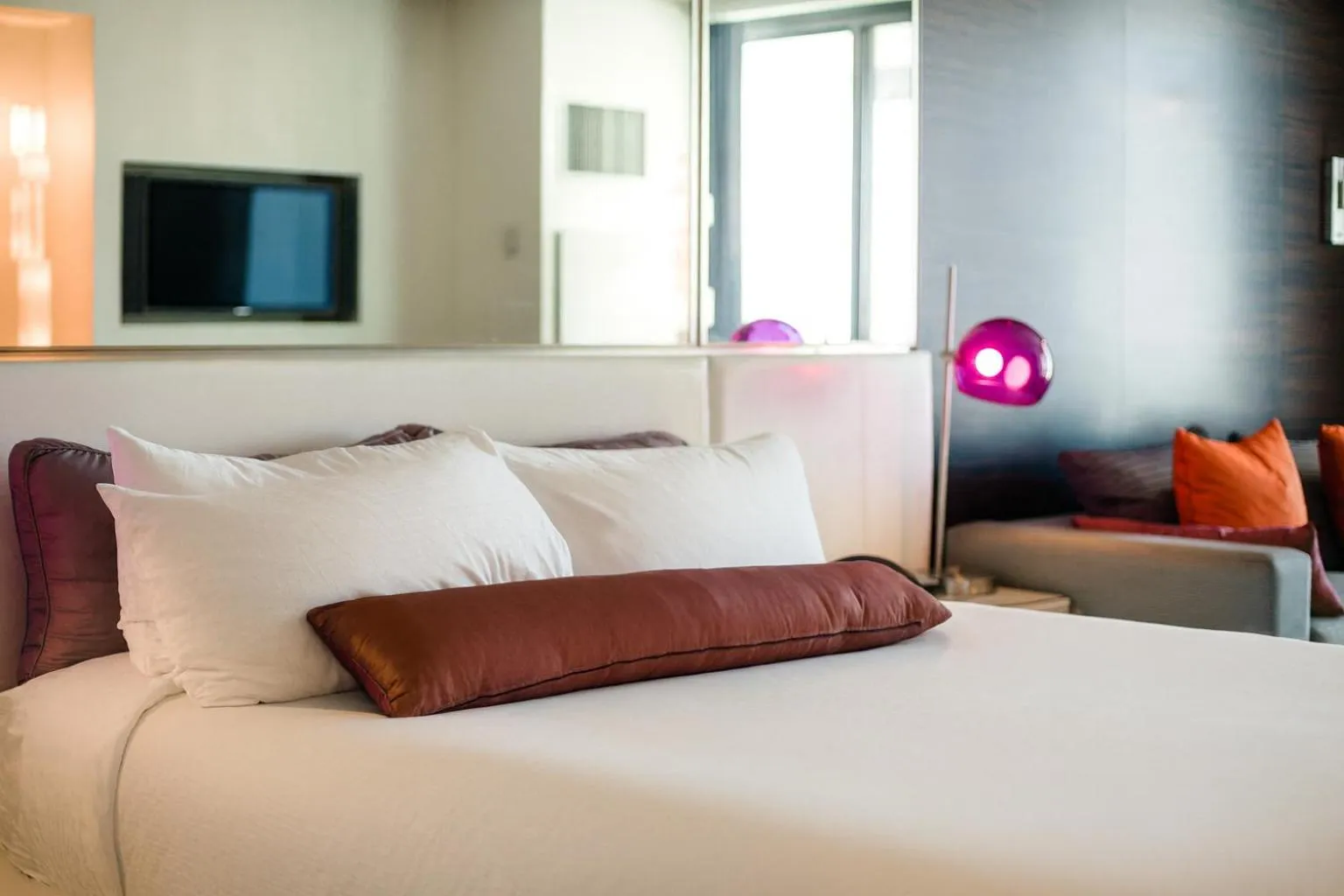 Bed in Luxury Suites at Palms Place