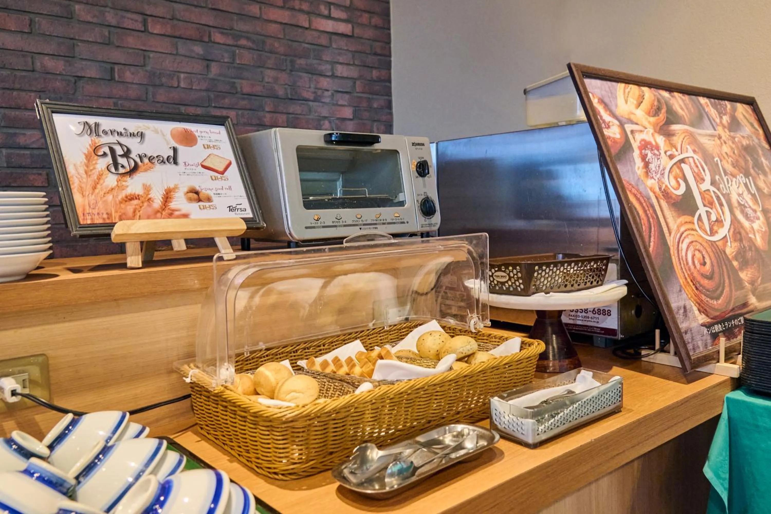 Buffet breakfast in Hotel Kumamoto Terrsa