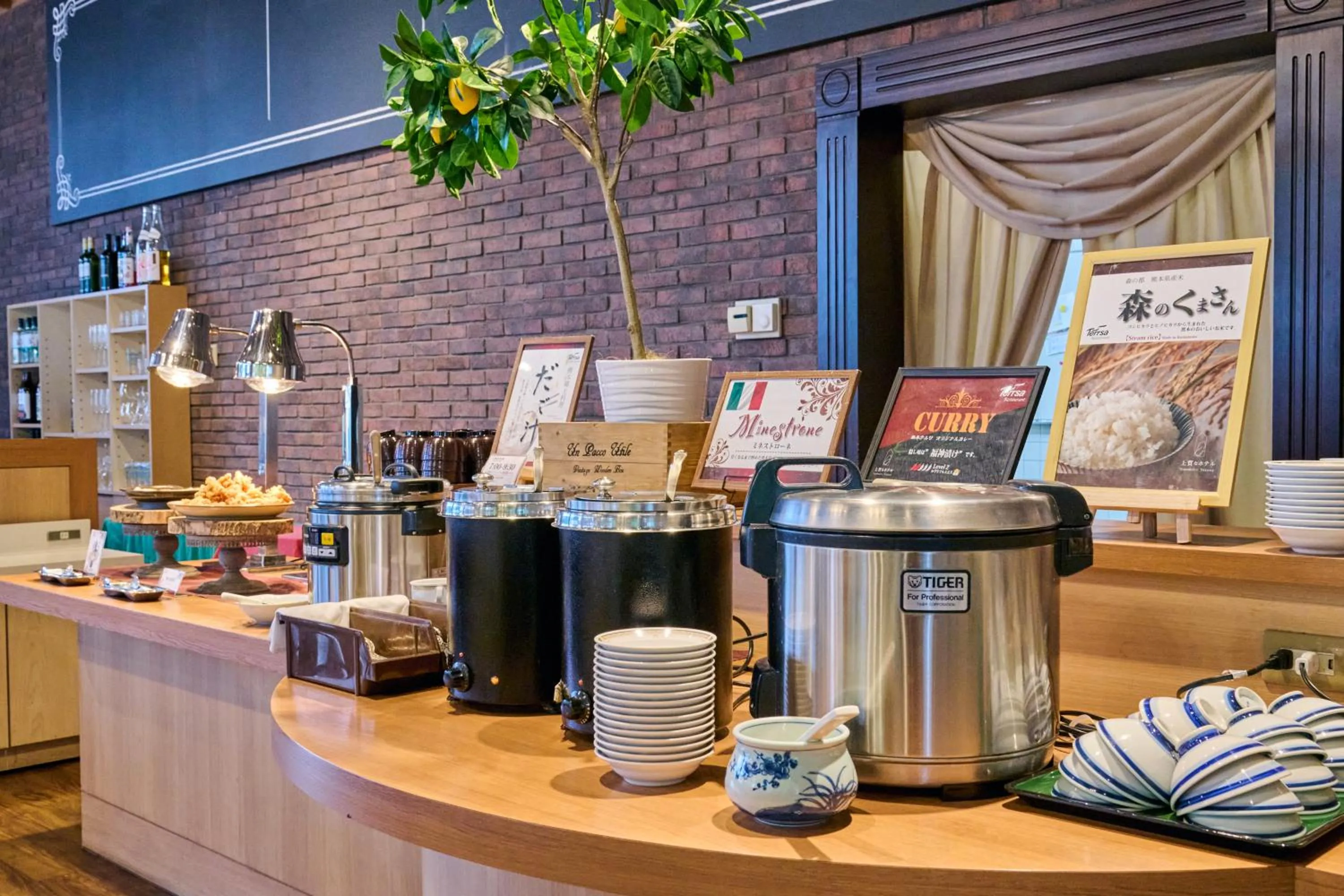 Buffet breakfast in Hotel Kumamoto Terrsa