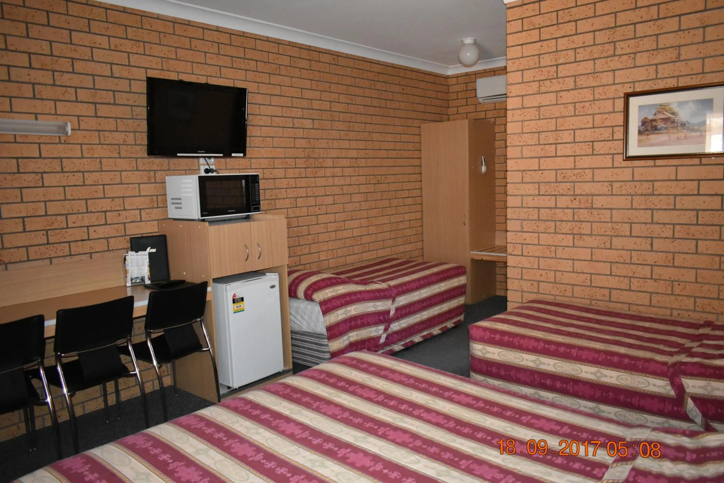 Family in Cooee Motel