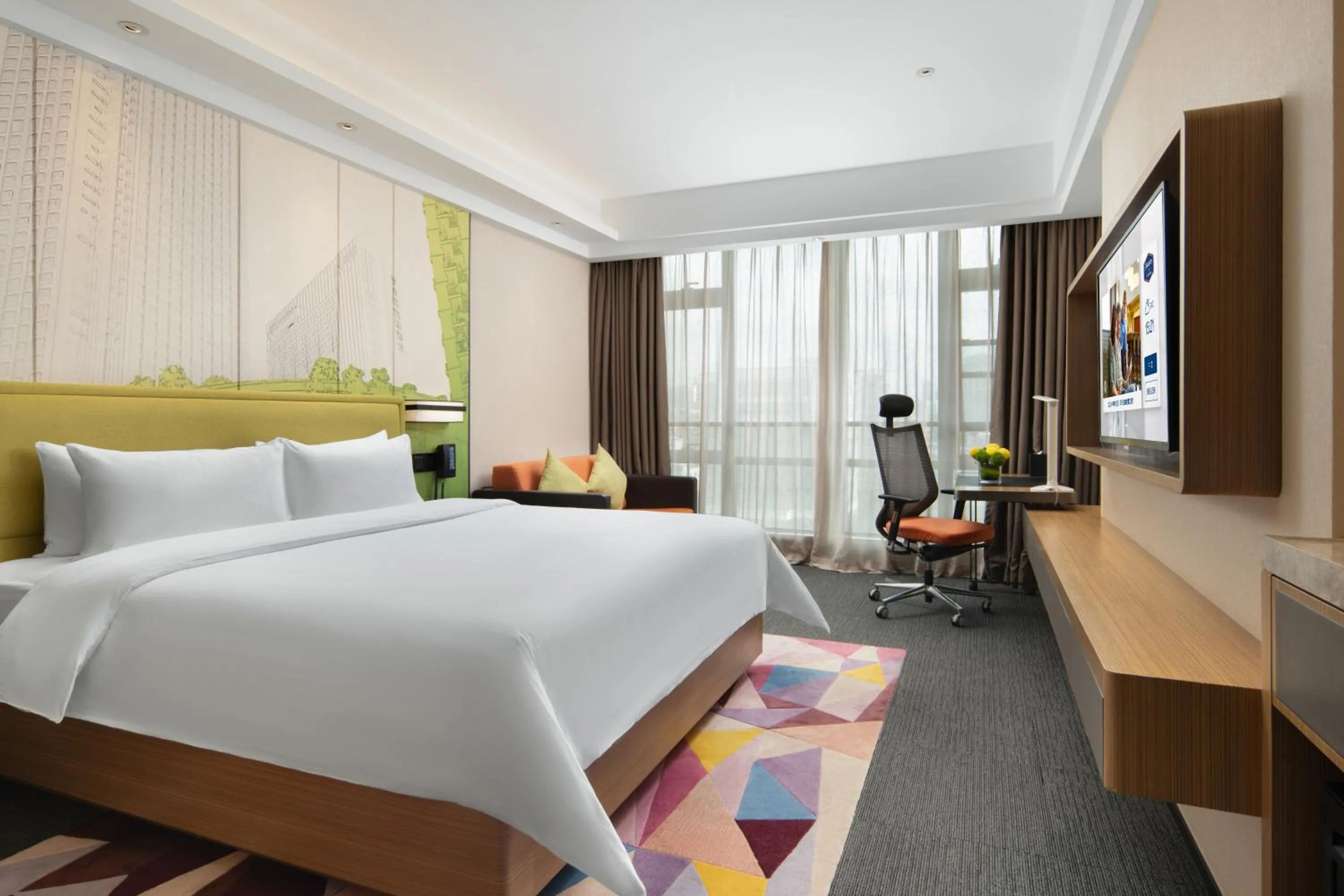 Bed in Hampton by Hilton Nanning Jiangnan