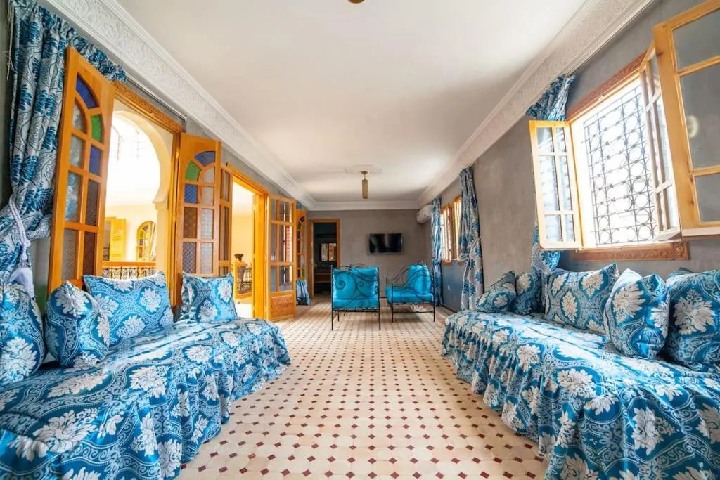 Seating area in Riad Dar Saidi