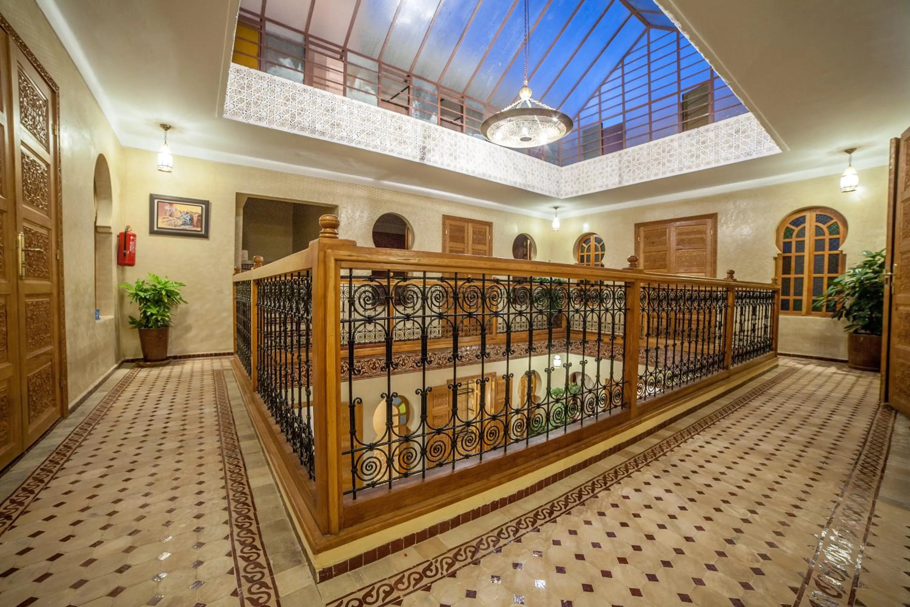 Patio in Riad Dar Saidi