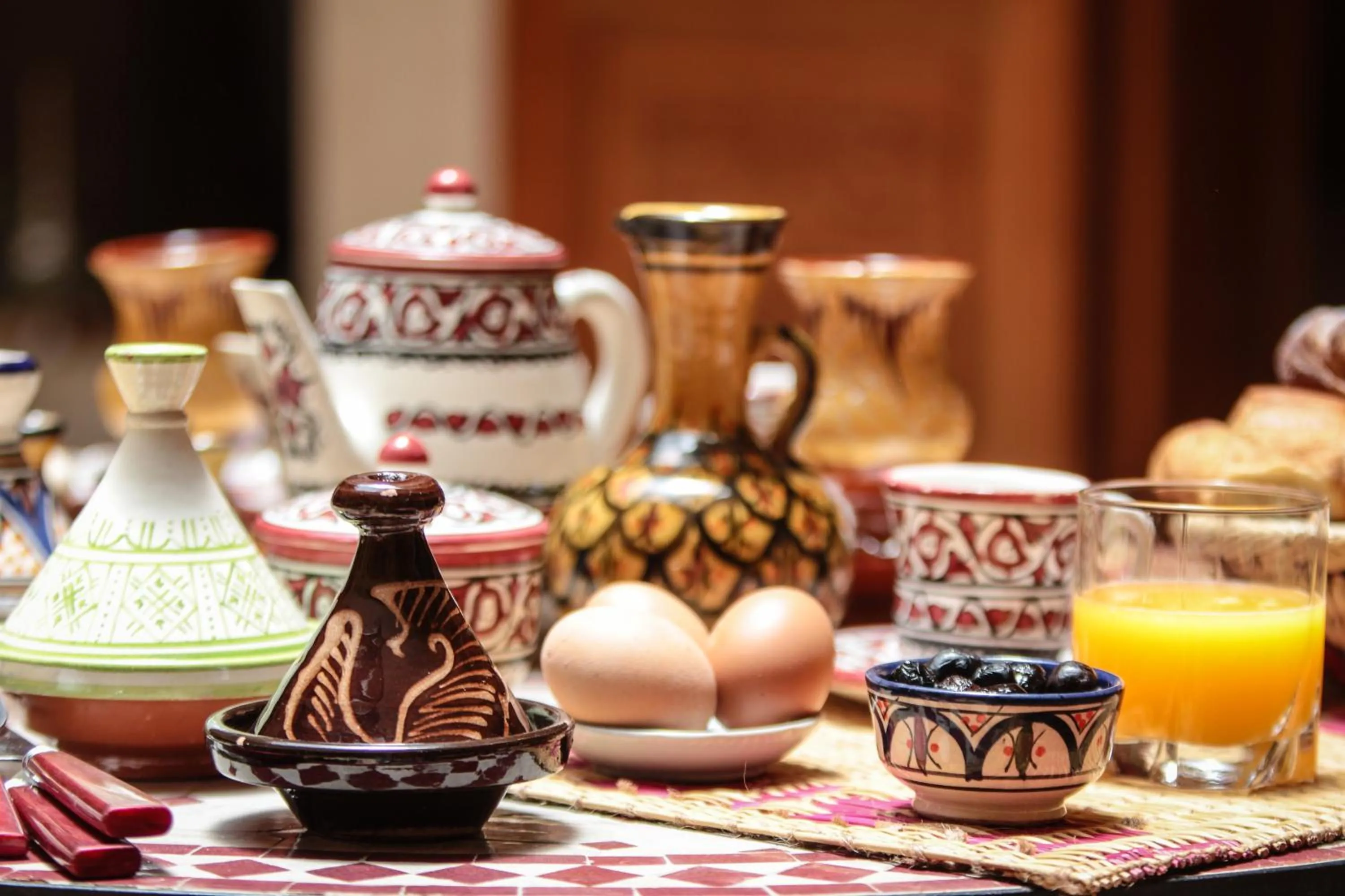 Buffet breakfast in Riad Dar Saidi