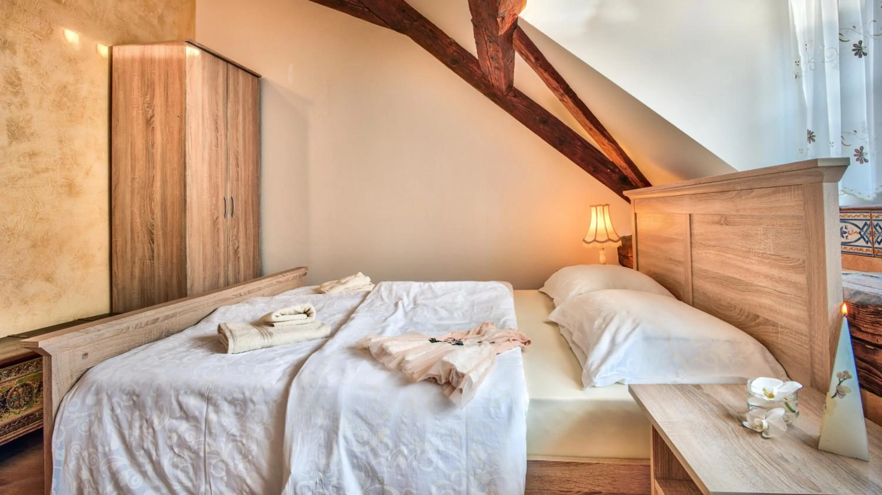 Photo of the whole room, Bed in Hiša Linhart, Hotel & Restaurant