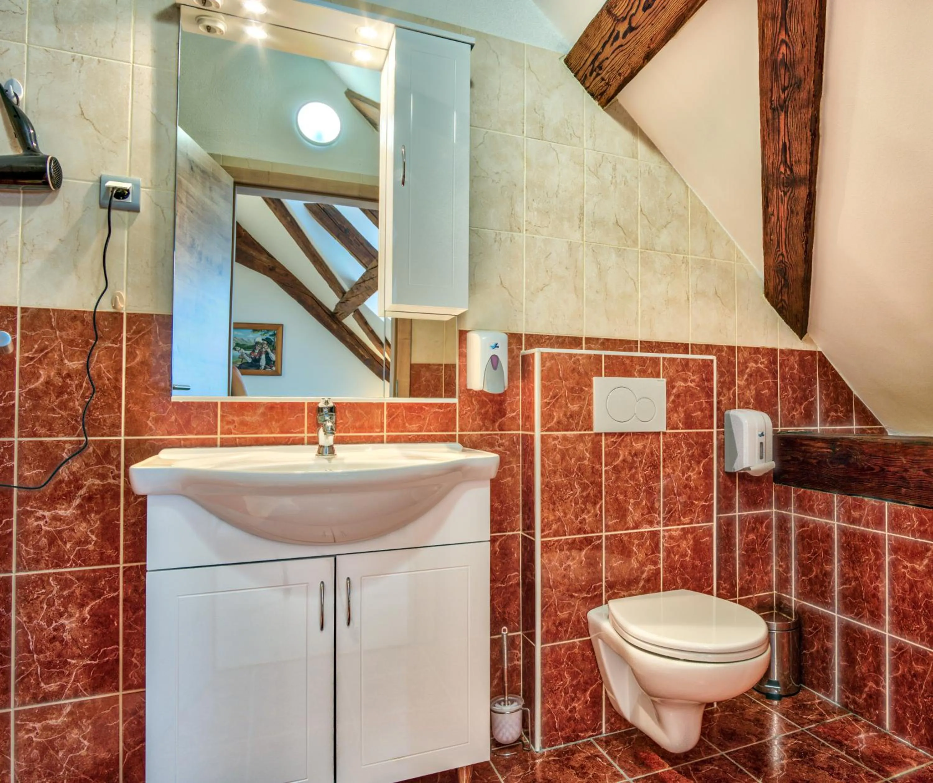 Bathroom in Hiša Linhart, Hotel & Restaurant