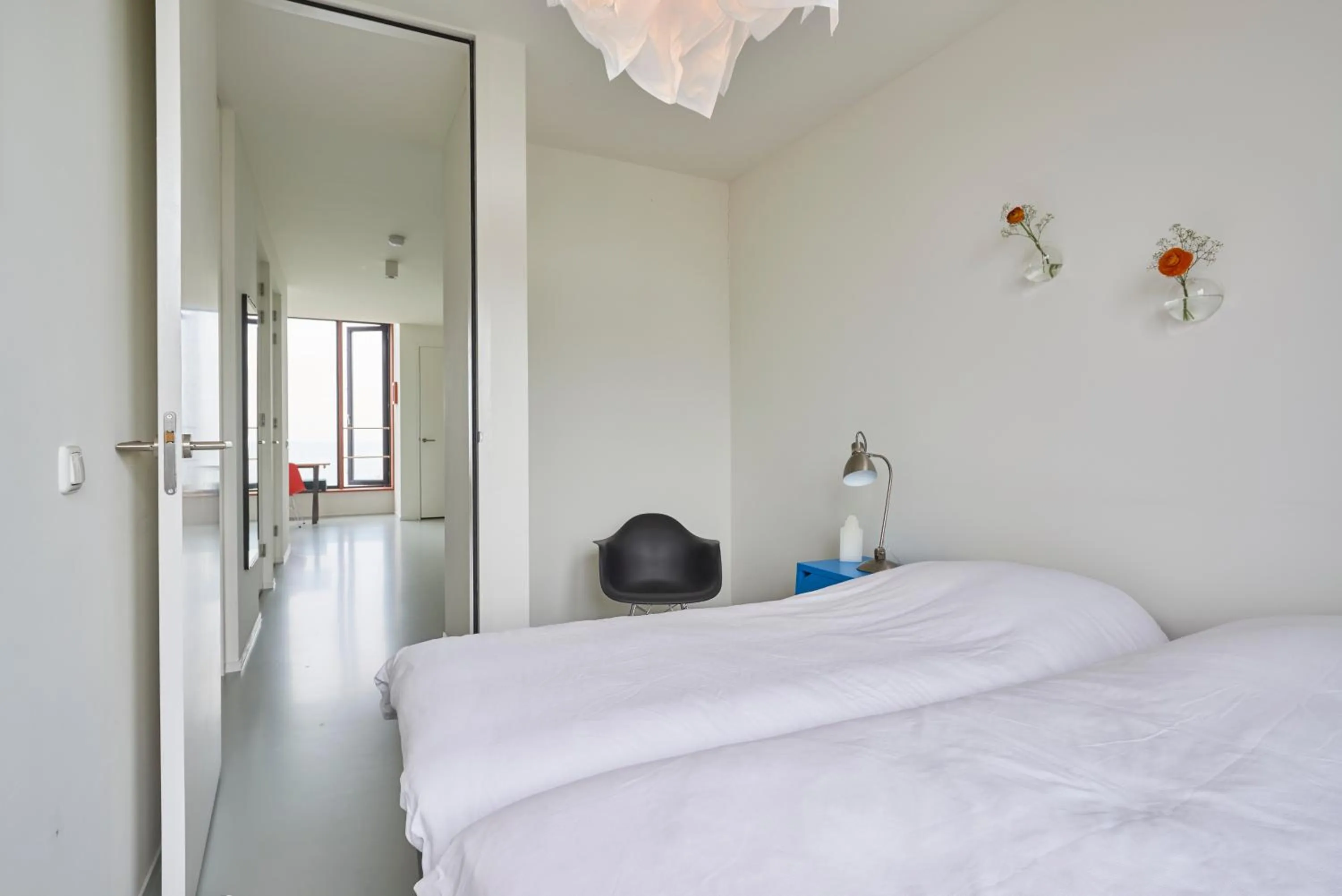 Bedroom, Bed in Lake View Apartment Amsterdam