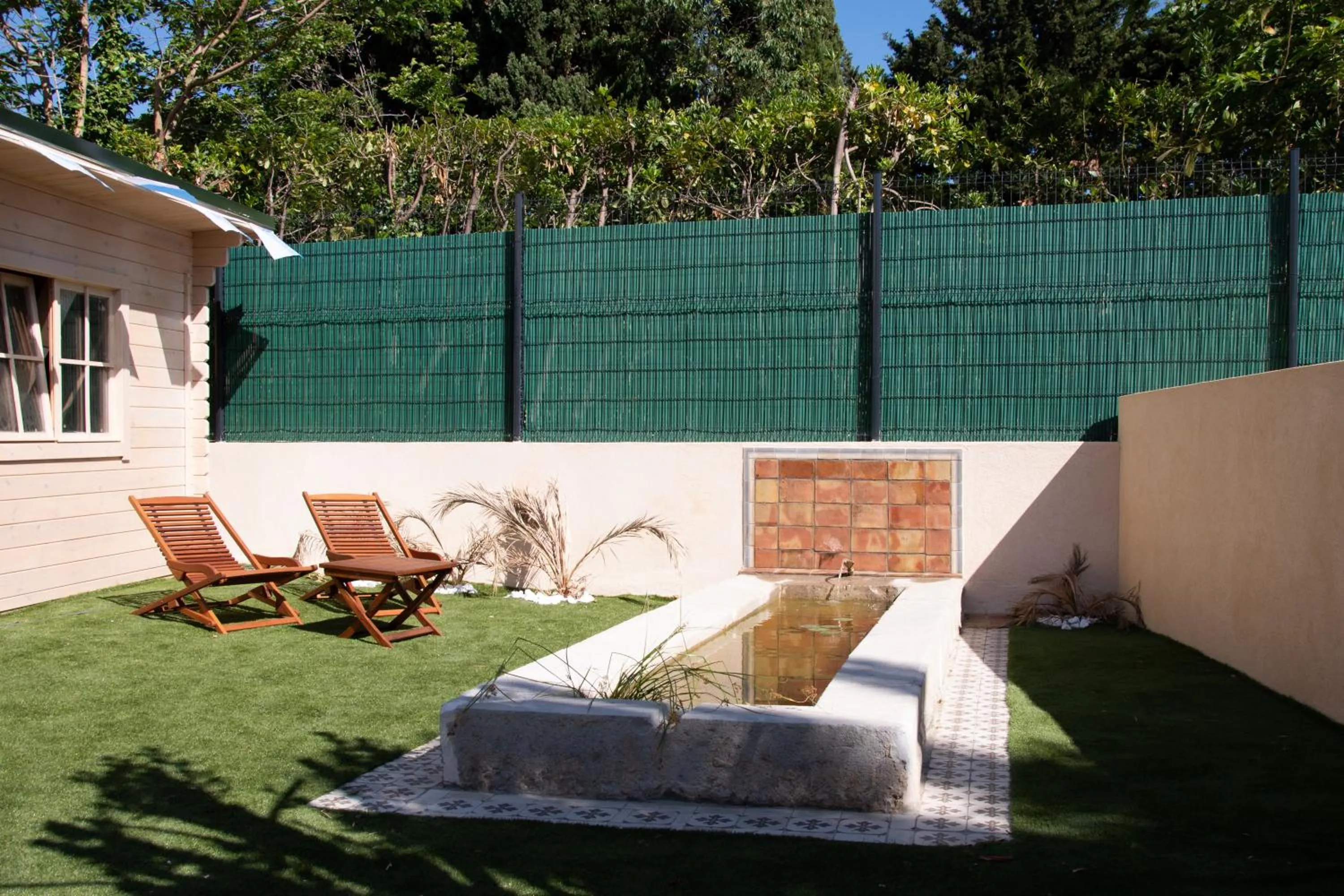 Patio in Hôtel & Spa La Villa