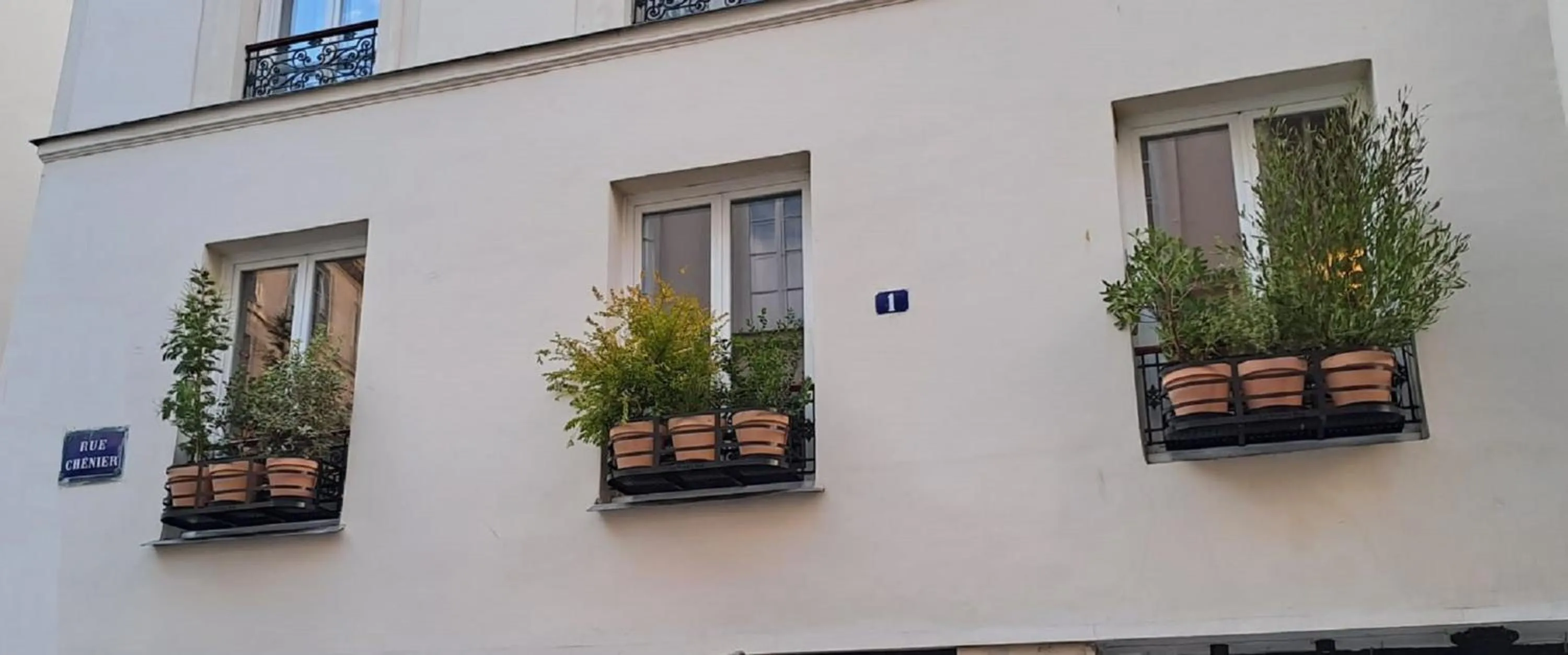 Balcony/Terrace in Hôtel Lucien
