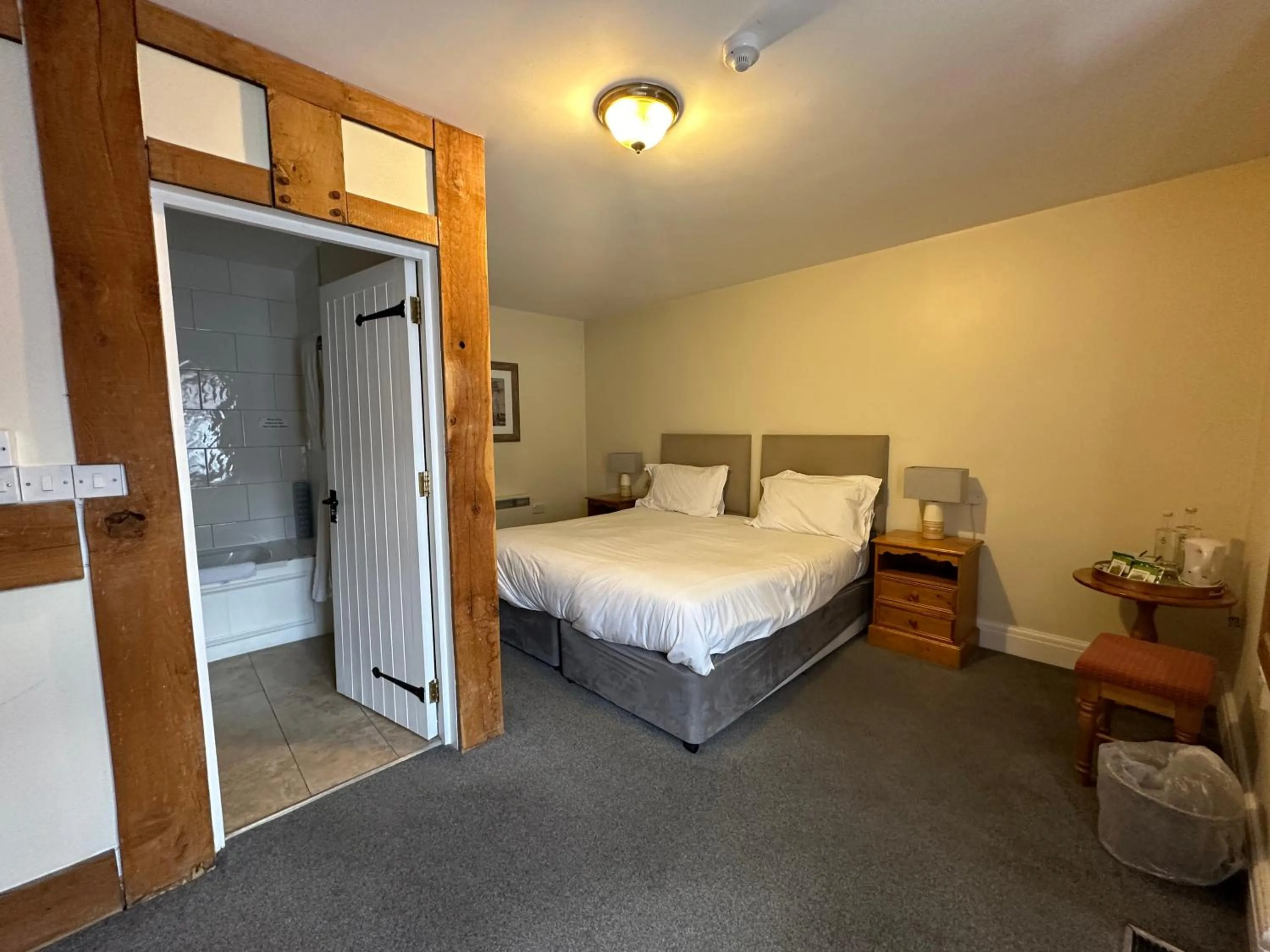 Bed in The White Hart Hotel