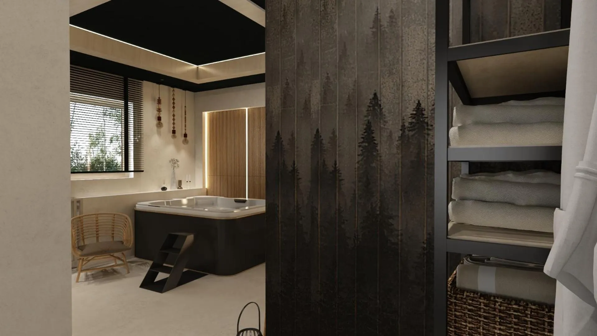 Hot Tub, Bed in Willa u Anusia Jacuzzi & Sauna