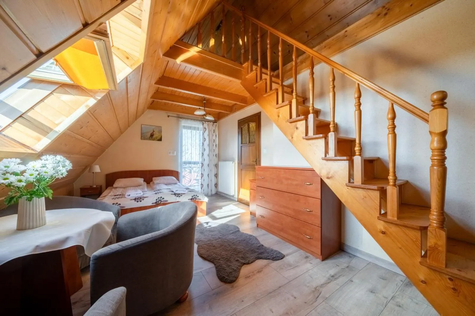 Bed in Willa u Anusia Jacuzzi & Sauna