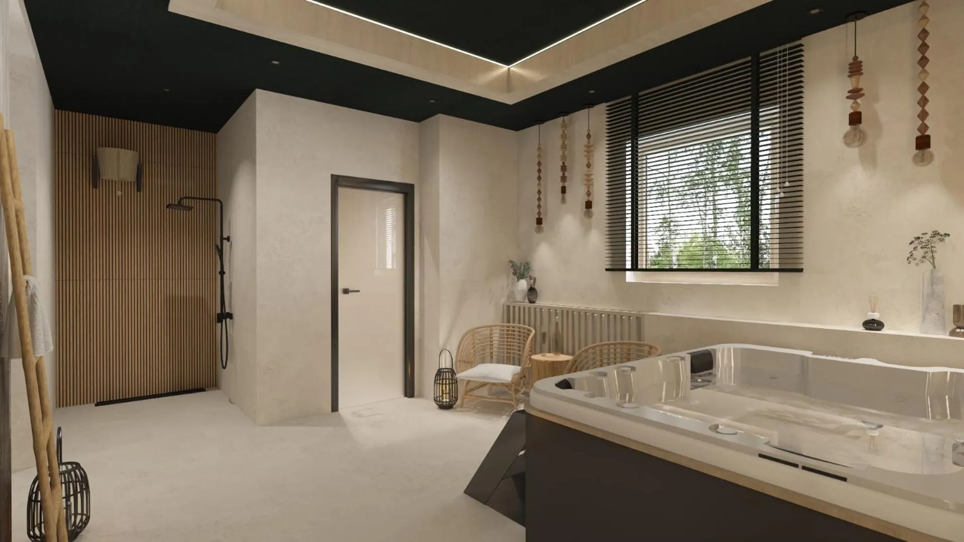 Hot Tub in Willa u Anusia Jacuzzi & Sauna