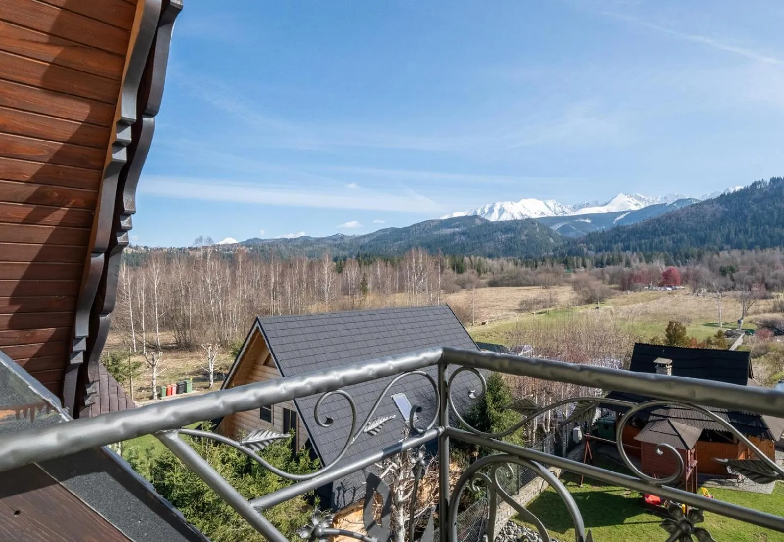 Balcony/Terrace in Willa u Anusia Jacuzzi & Sauna