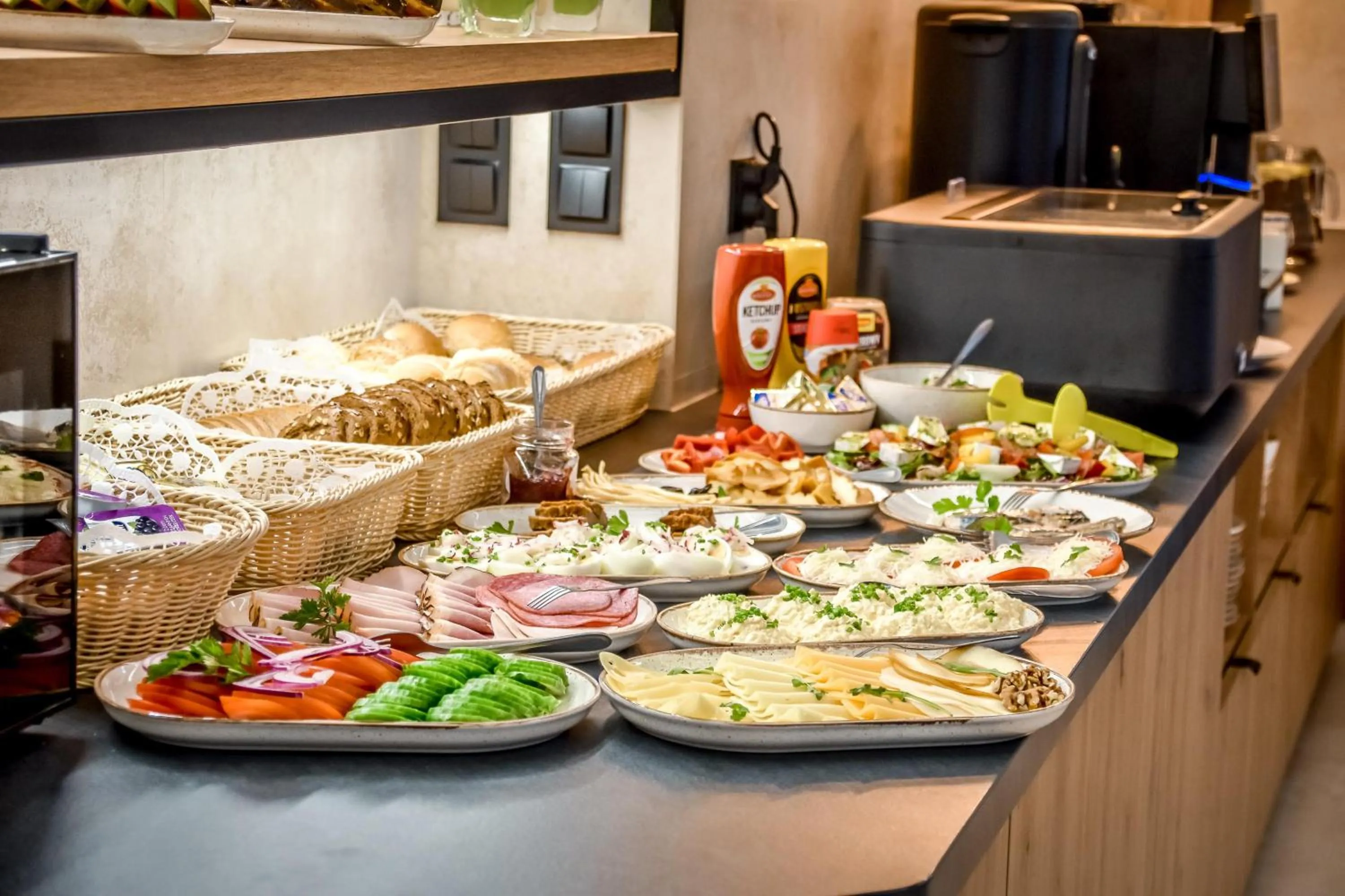 Buffet breakfast in Willa u Anusia Jacuzzi & Sauna