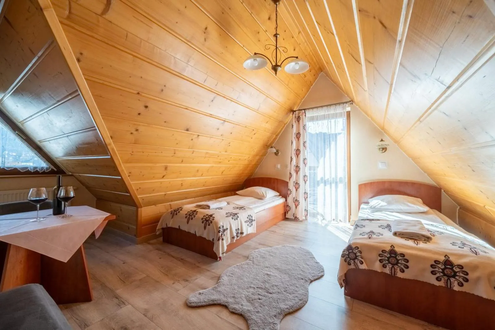 Bed in Willa u Anusia Jacuzzi & Sauna