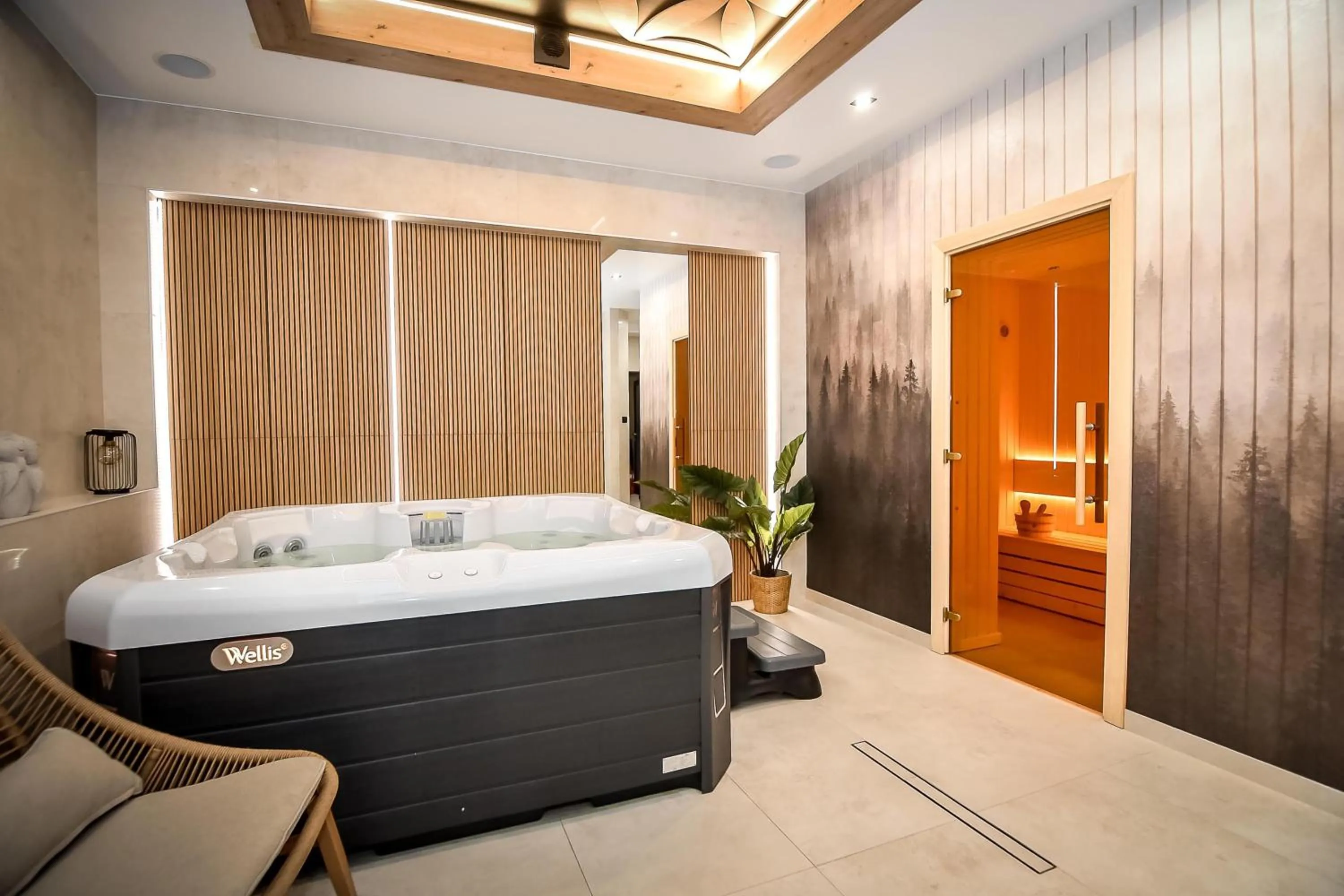 Hot Tub, Bed in Willa u Anusia Jacuzzi & Sauna