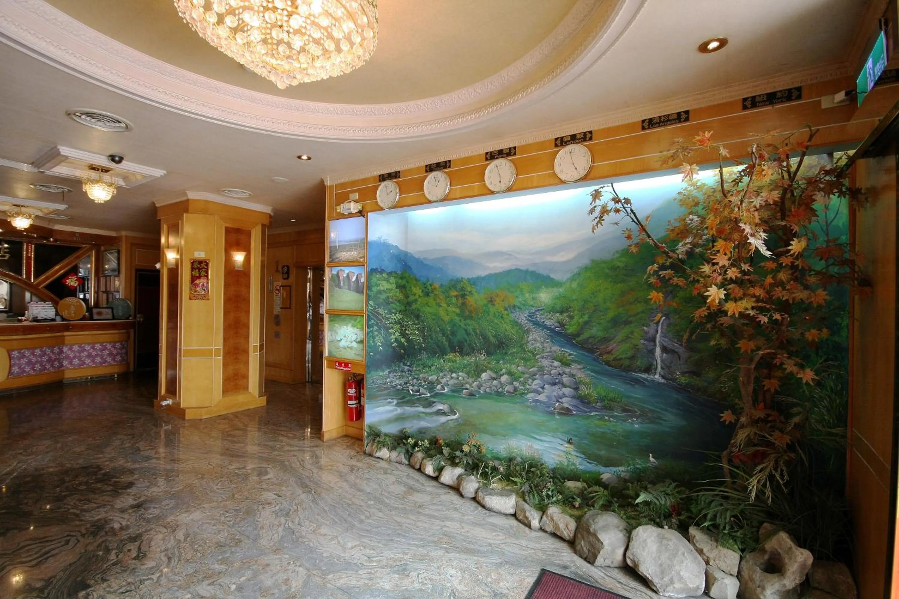 Lobby or reception in Wang Fu Hotel