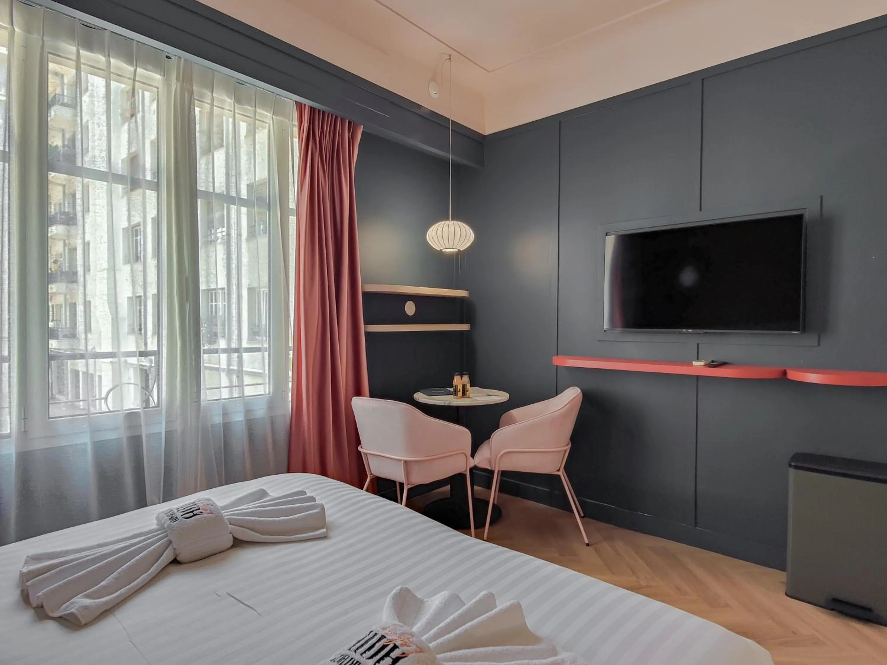 Photo of the whole room, Bed in Hotel Aparthotel AMMI Nice Lafayette