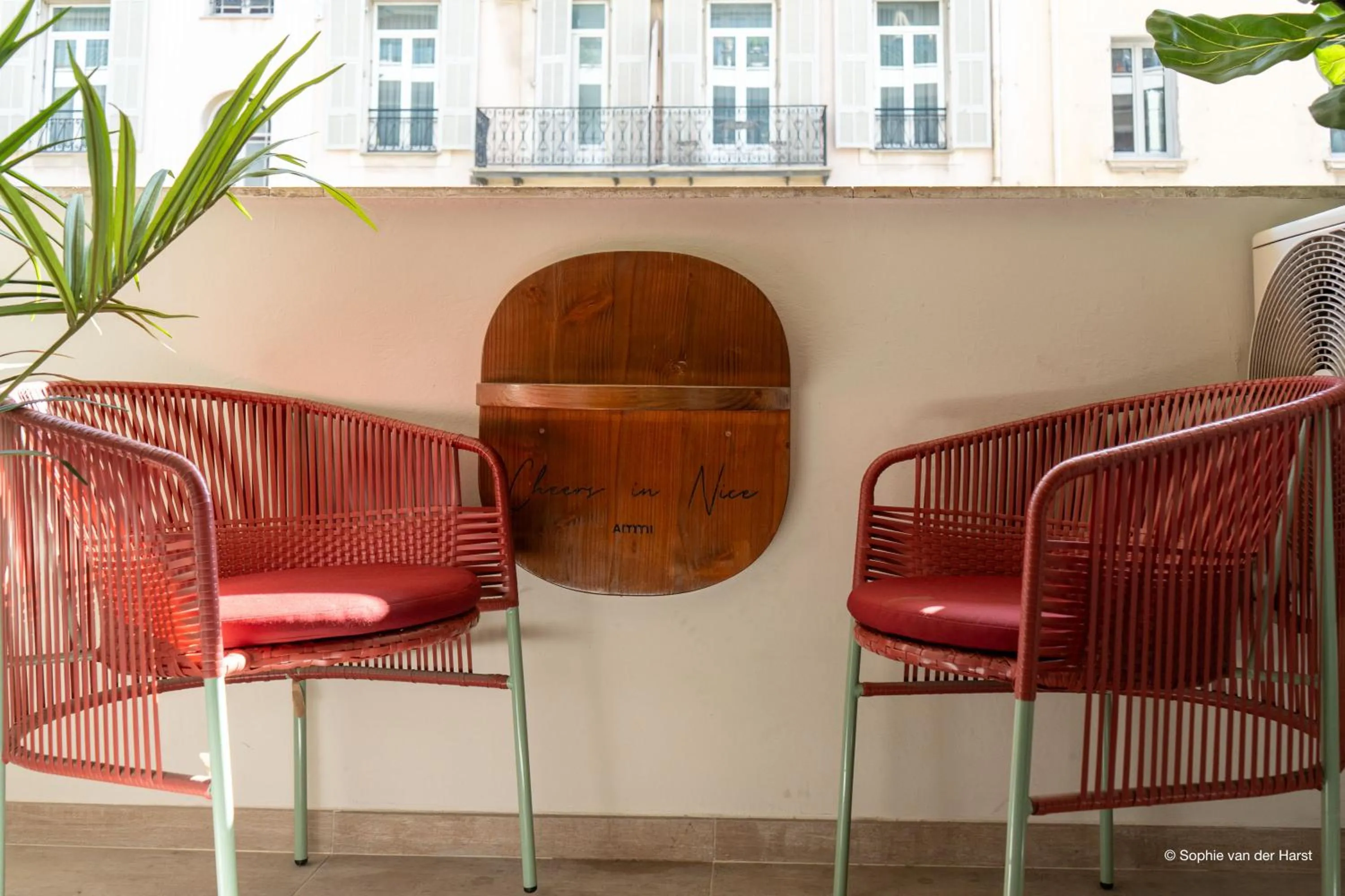 Balcony/Terrace in Hotel Aparthotel AMMI Nice Lafayette