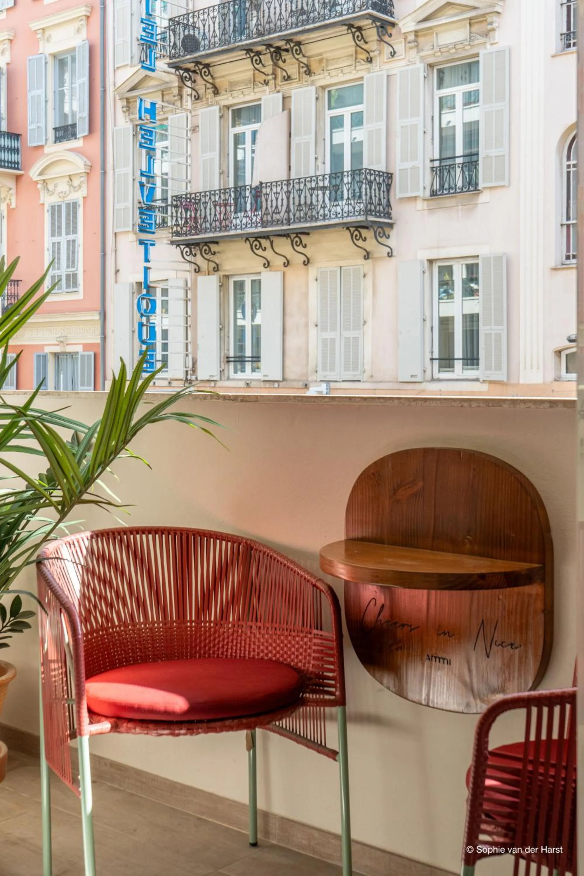 Balcony/Terrace in Hotel Aparthotel AMMI Nice Lafayette